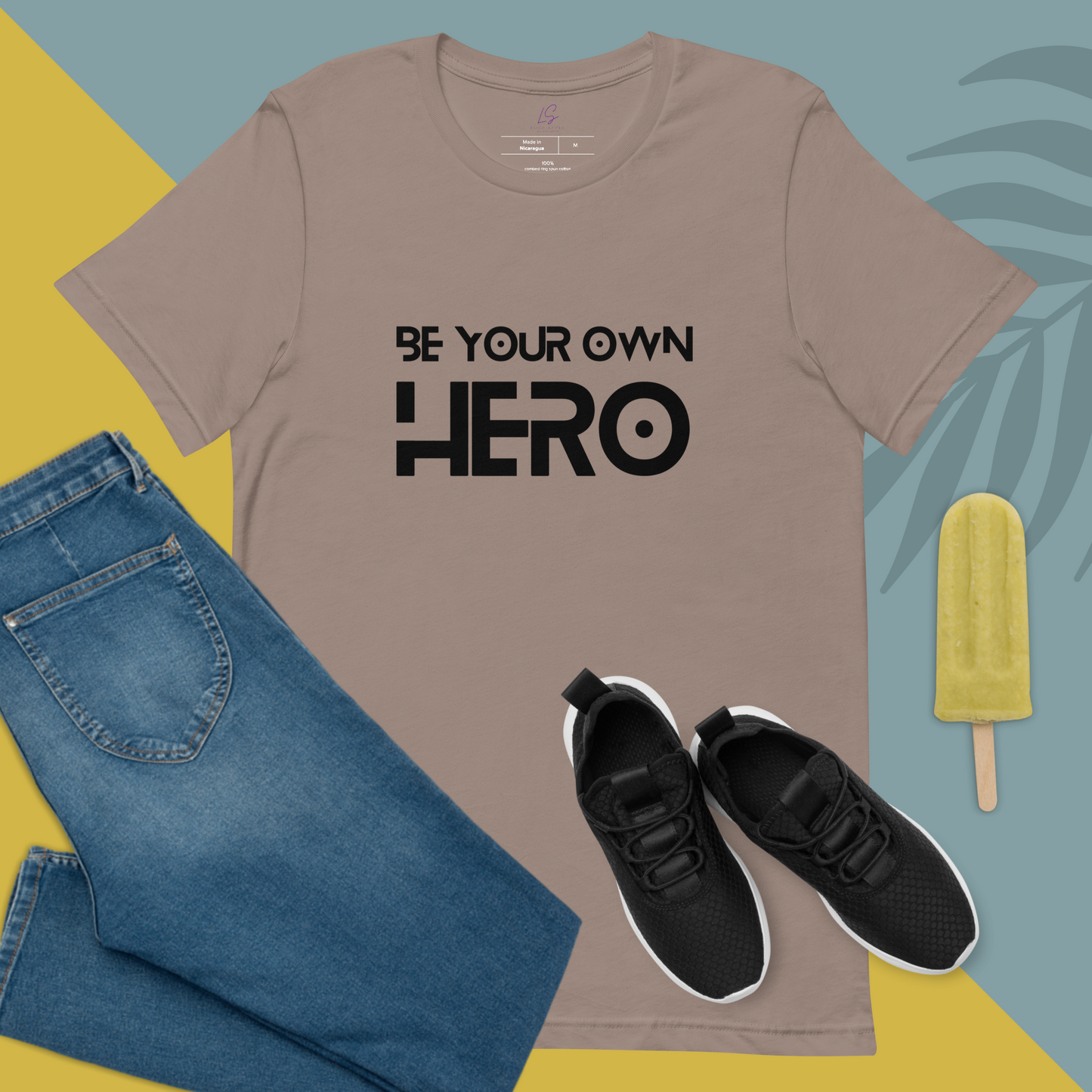 Unisex Tee Bella + Canvas 3001: Be Your Own Hero