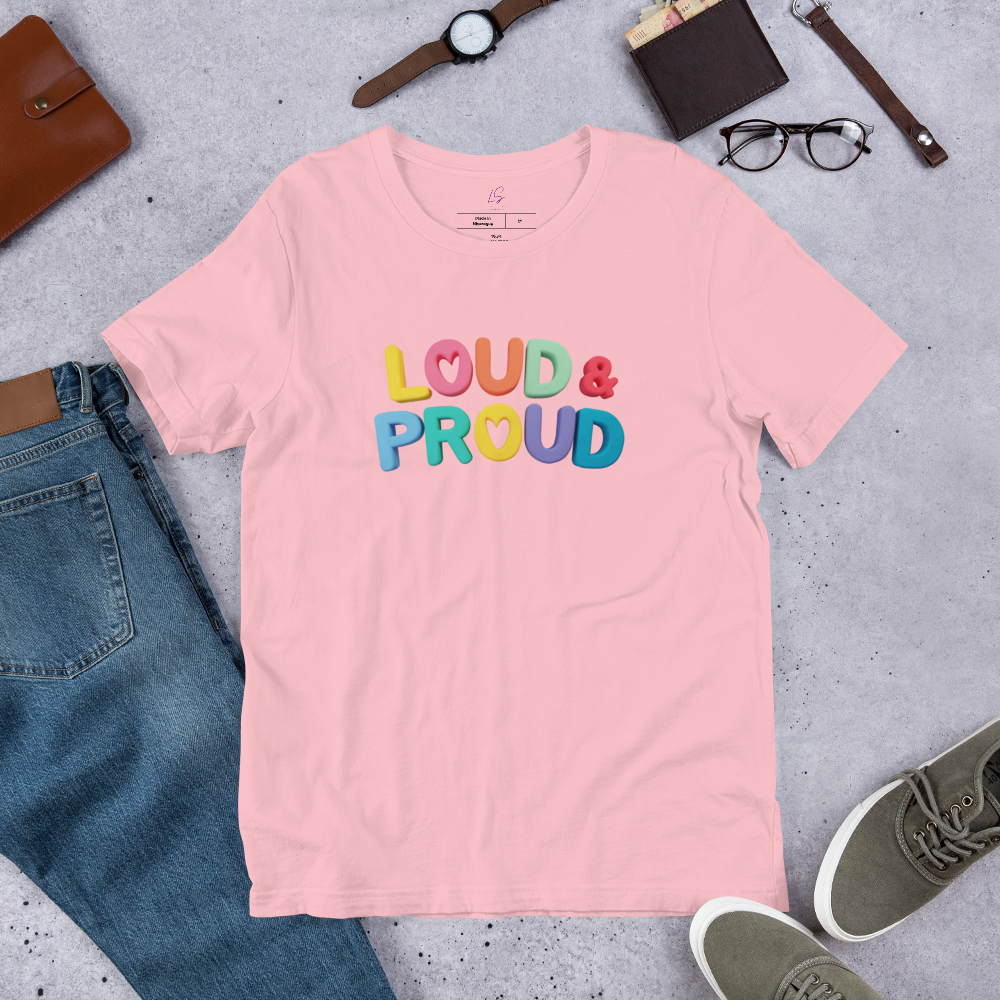 Unisex Tee Bella + Canvas 3001: Loud & Proud