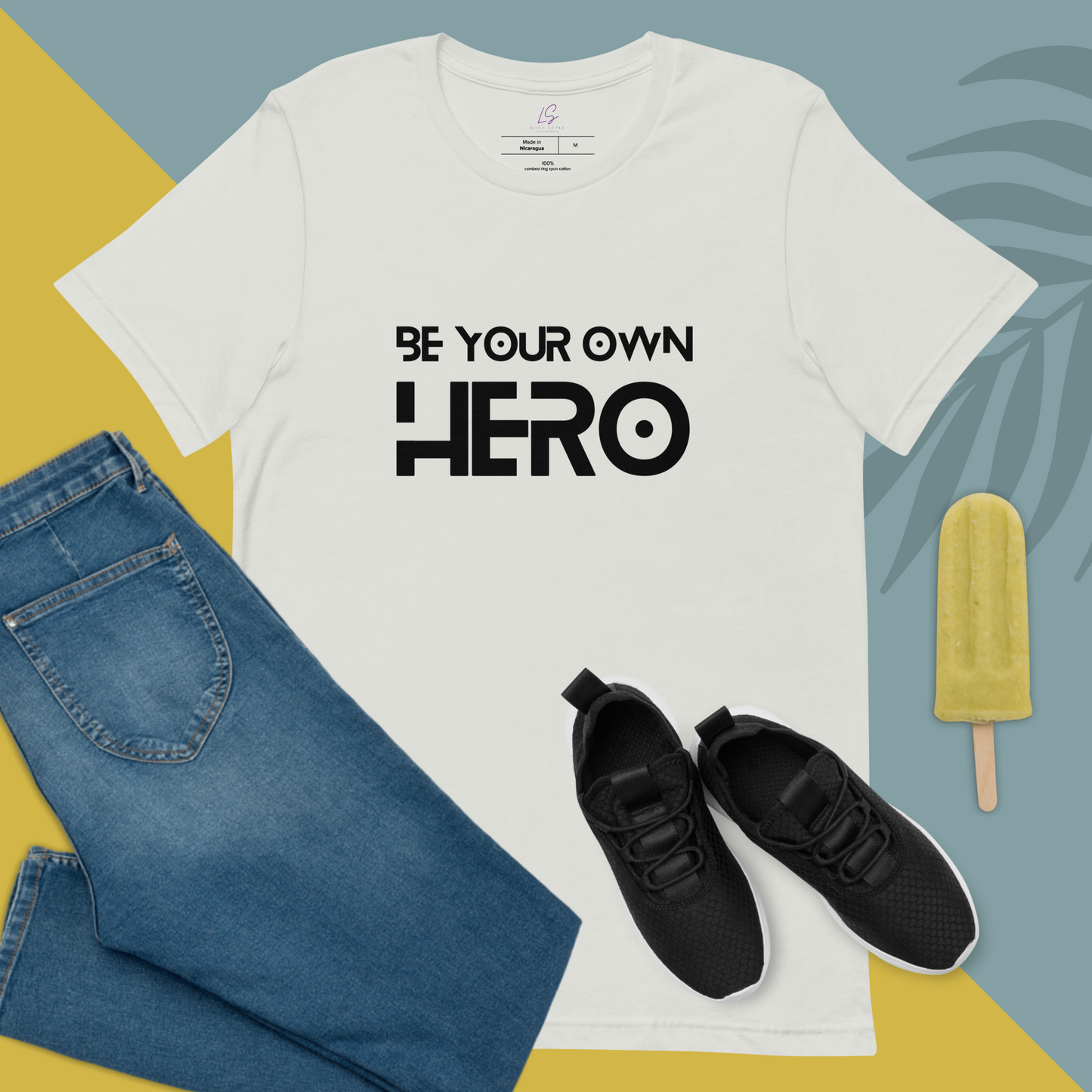 Unisex Tee Bella + Canvas 3001: Be Your Own Hero