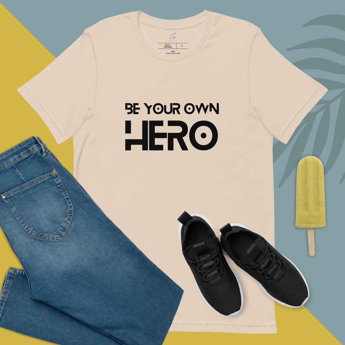 Unisex Tee Bella + Canvas 3001: Be Your Own Hero