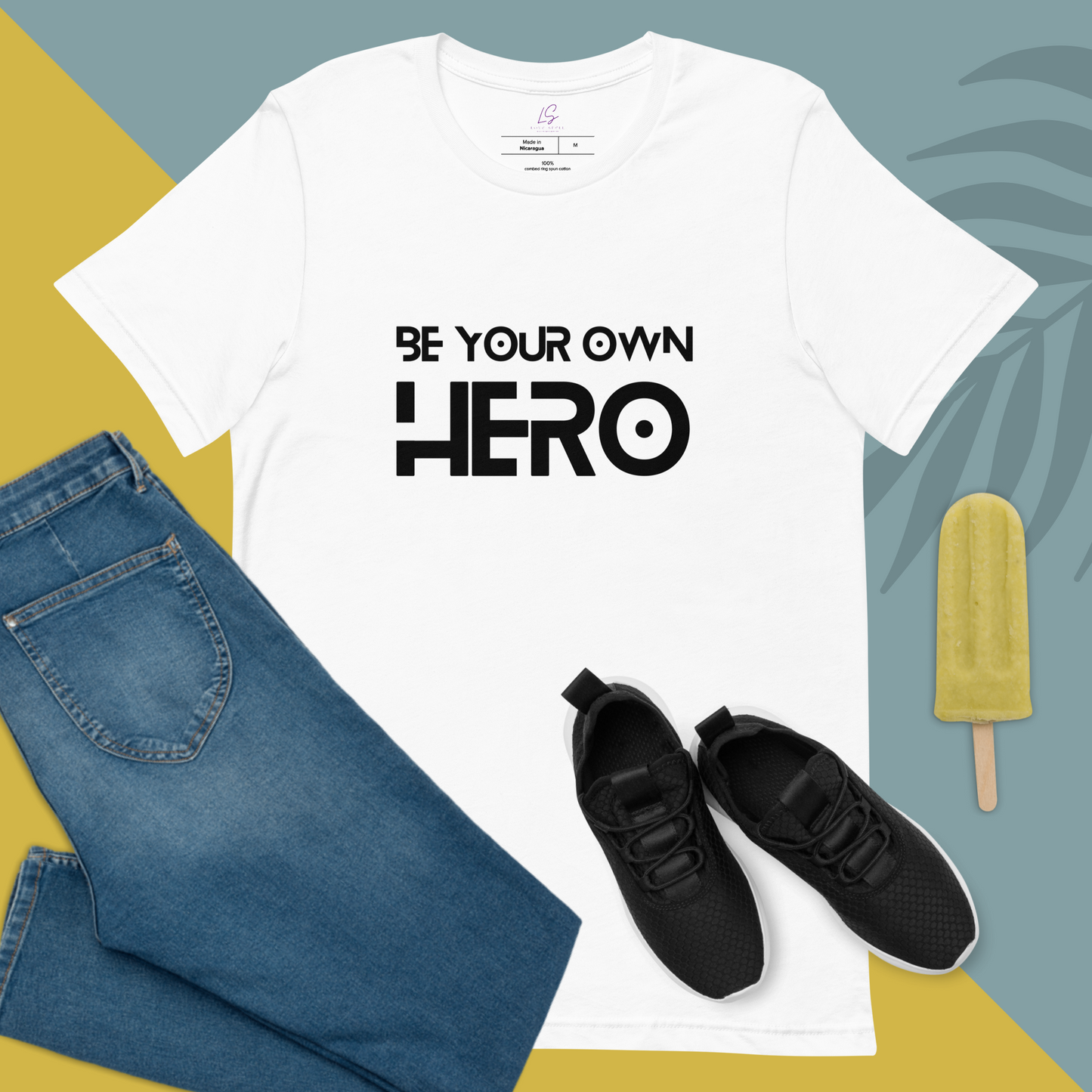 Unisex Tee Bella + Canvas 3001: Be Your Own Hero