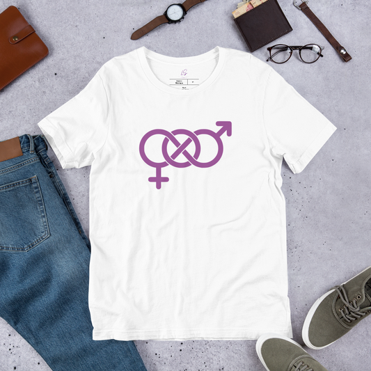 Unisex Tee Bella + Canvas 3001: Bisexual Symbol
