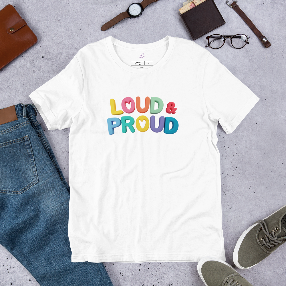 Unisex Tee Bella + Canvas 3001: Loud & Proud