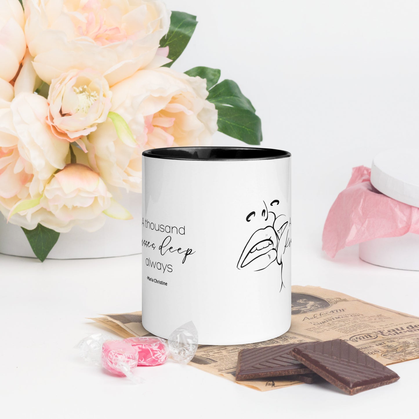 Mug: A Thousand Kisses Deep... by Maria Christine