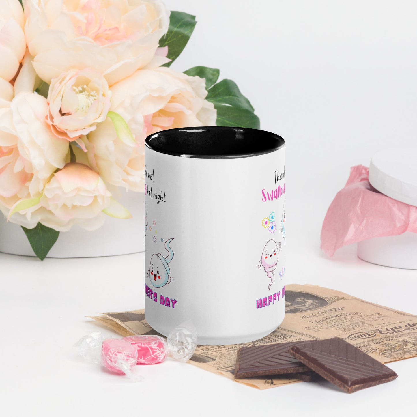 Mug: Mother's Day, Thanks for Not Swallowing