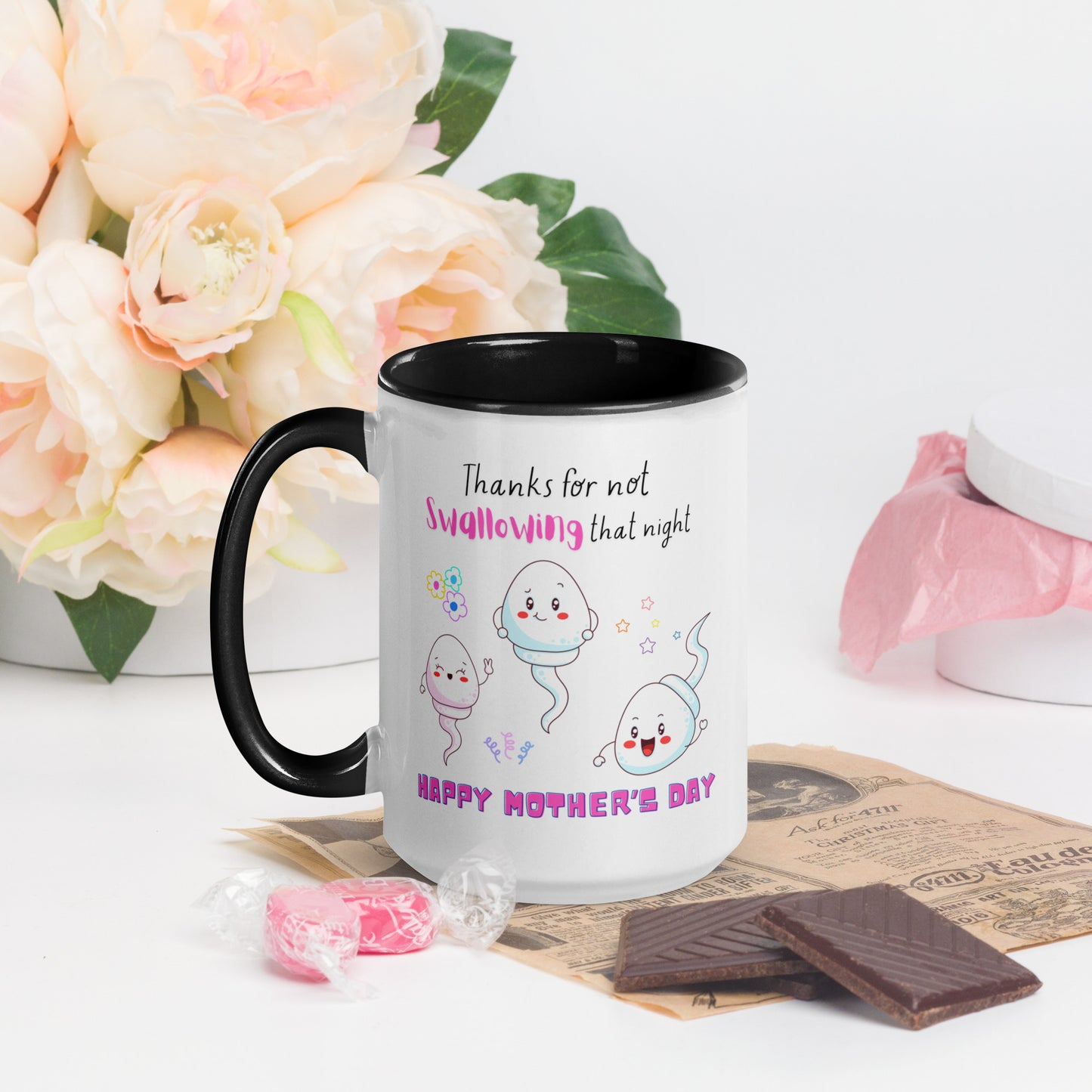 Mug: Mother's Day, Thanks for Not Swallowing