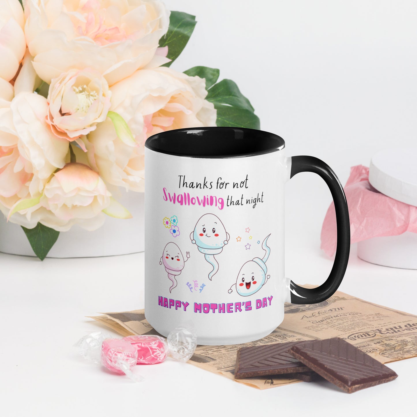 Mug: Mother's Day, Thanks for Not Swallowing