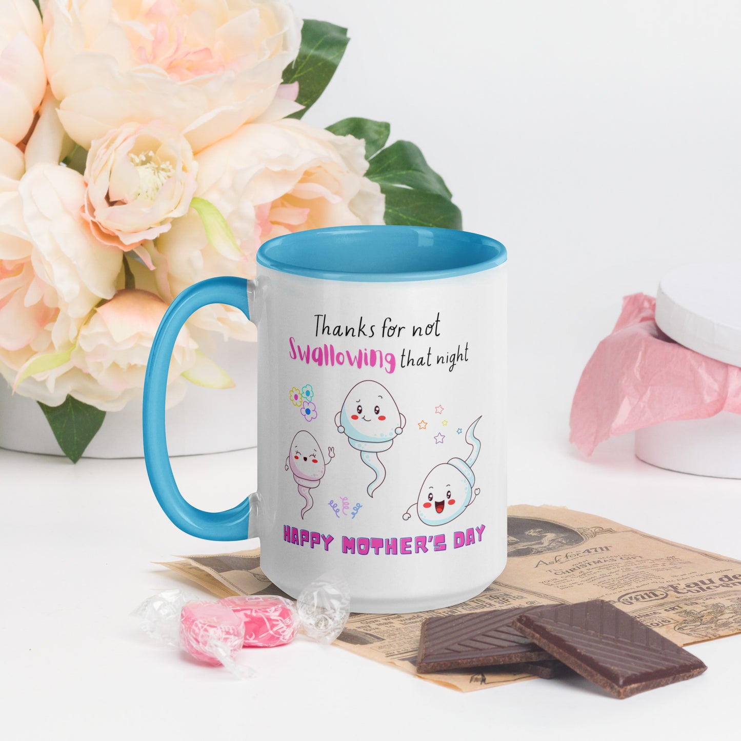 Mug: Mother's Day, Thanks for Not Swallowing