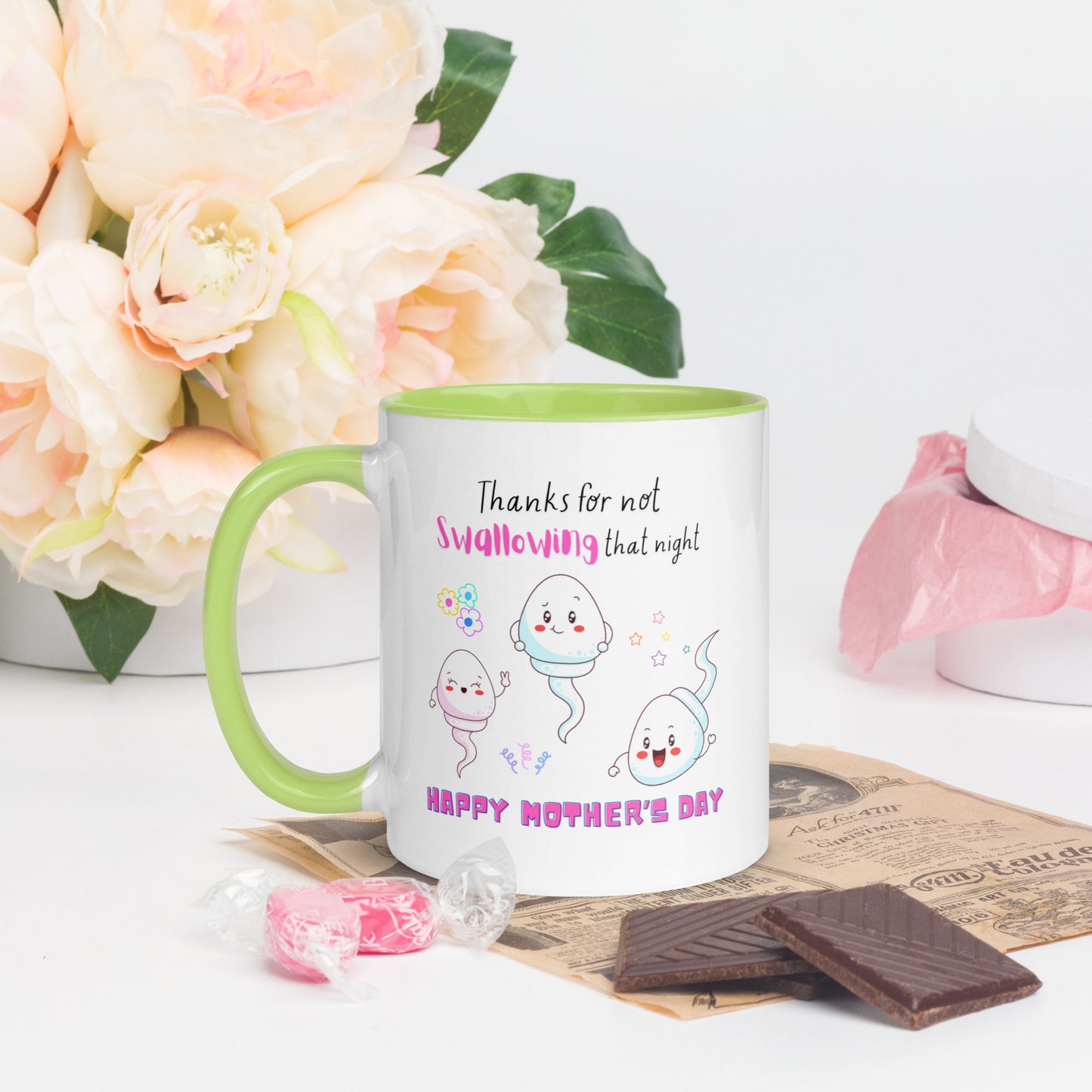 Mug: Mother's Day, Thanks for Not Swallowing