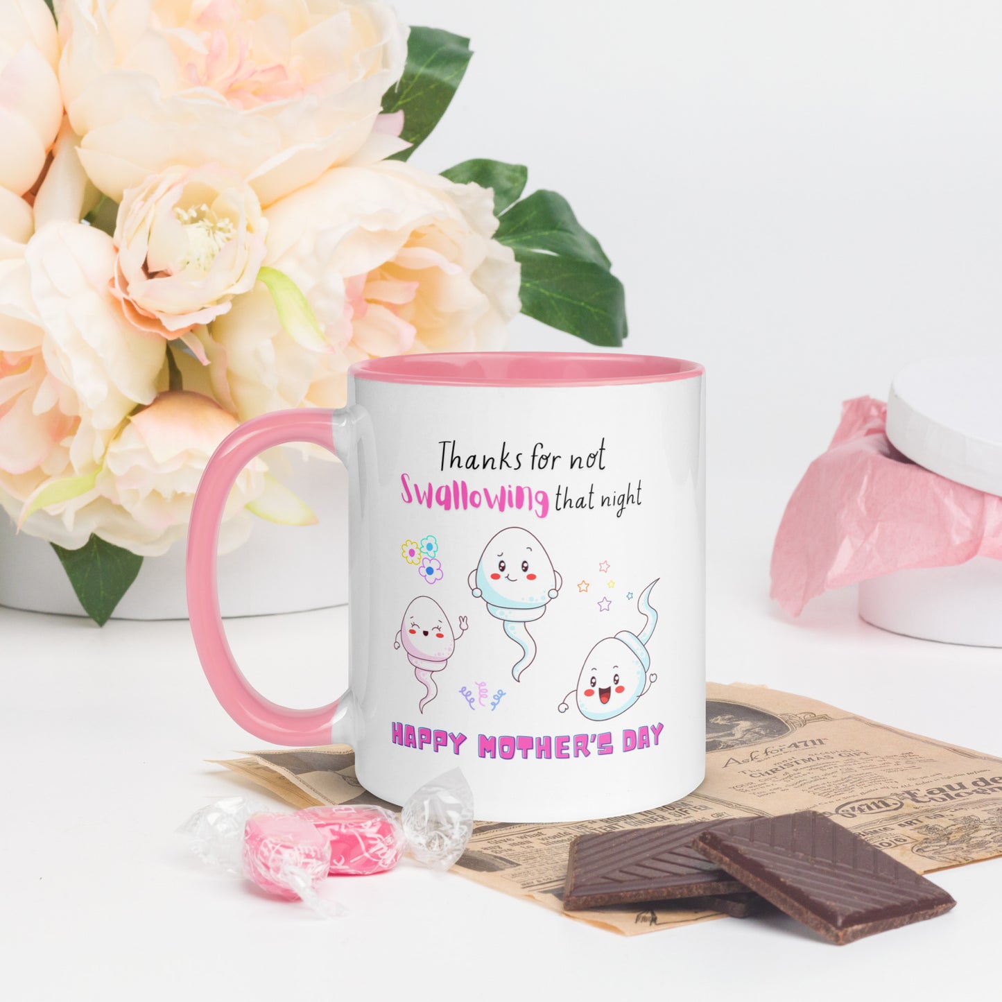 Mug: Mother's Day, Thanks for Not Swallowing