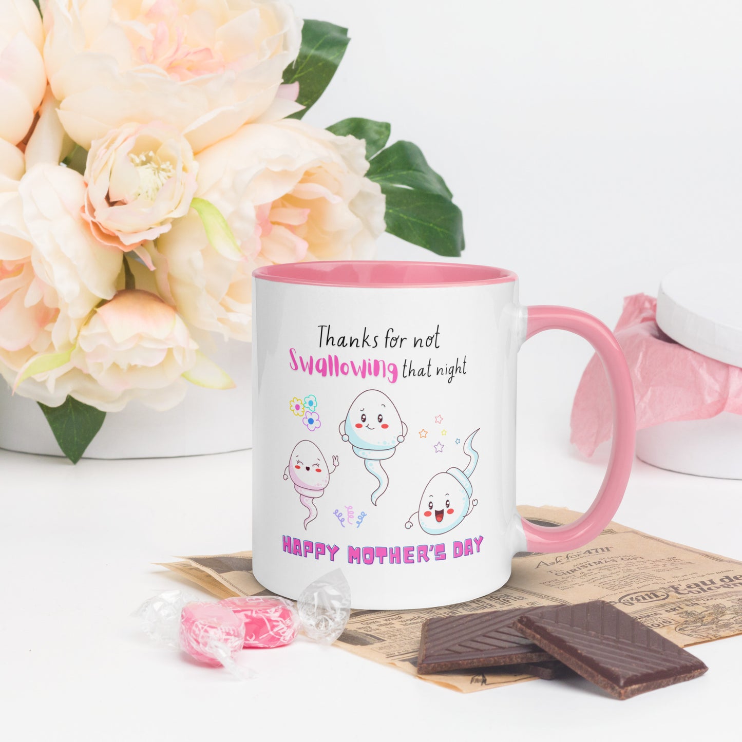 Mug: Mother's Day, Thanks for Not Swallowing