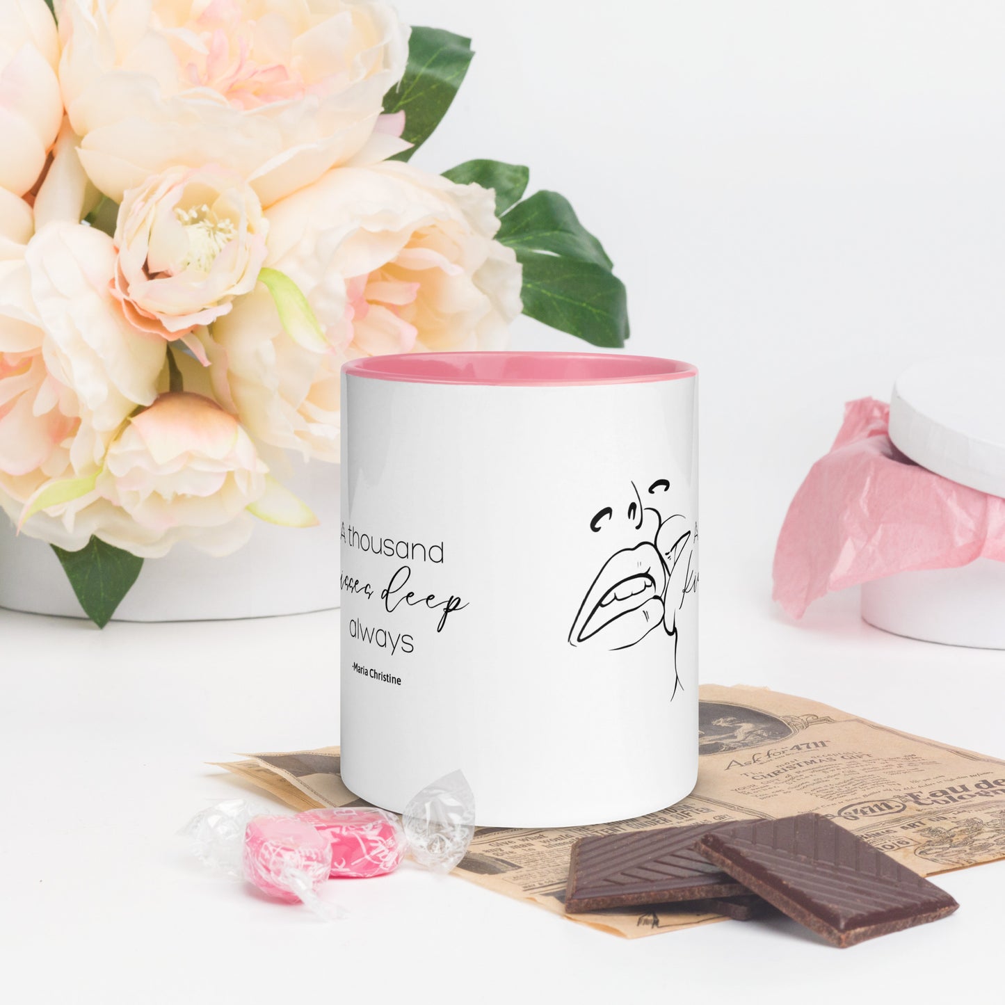 Mug: A Thousand Kisses Deep... by Maria Christine