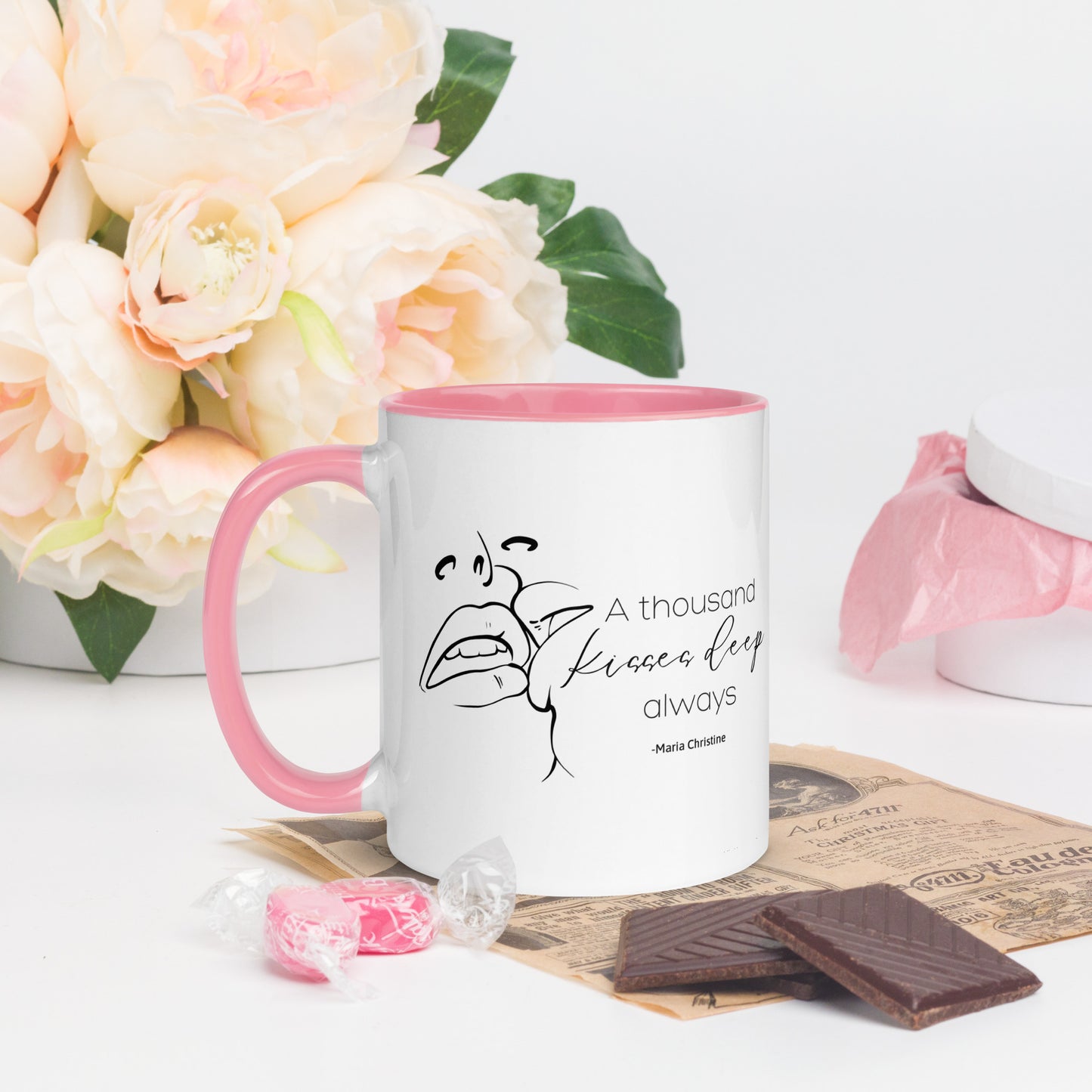 Mug: A Thousand Kisses Deep... by Maria Christine