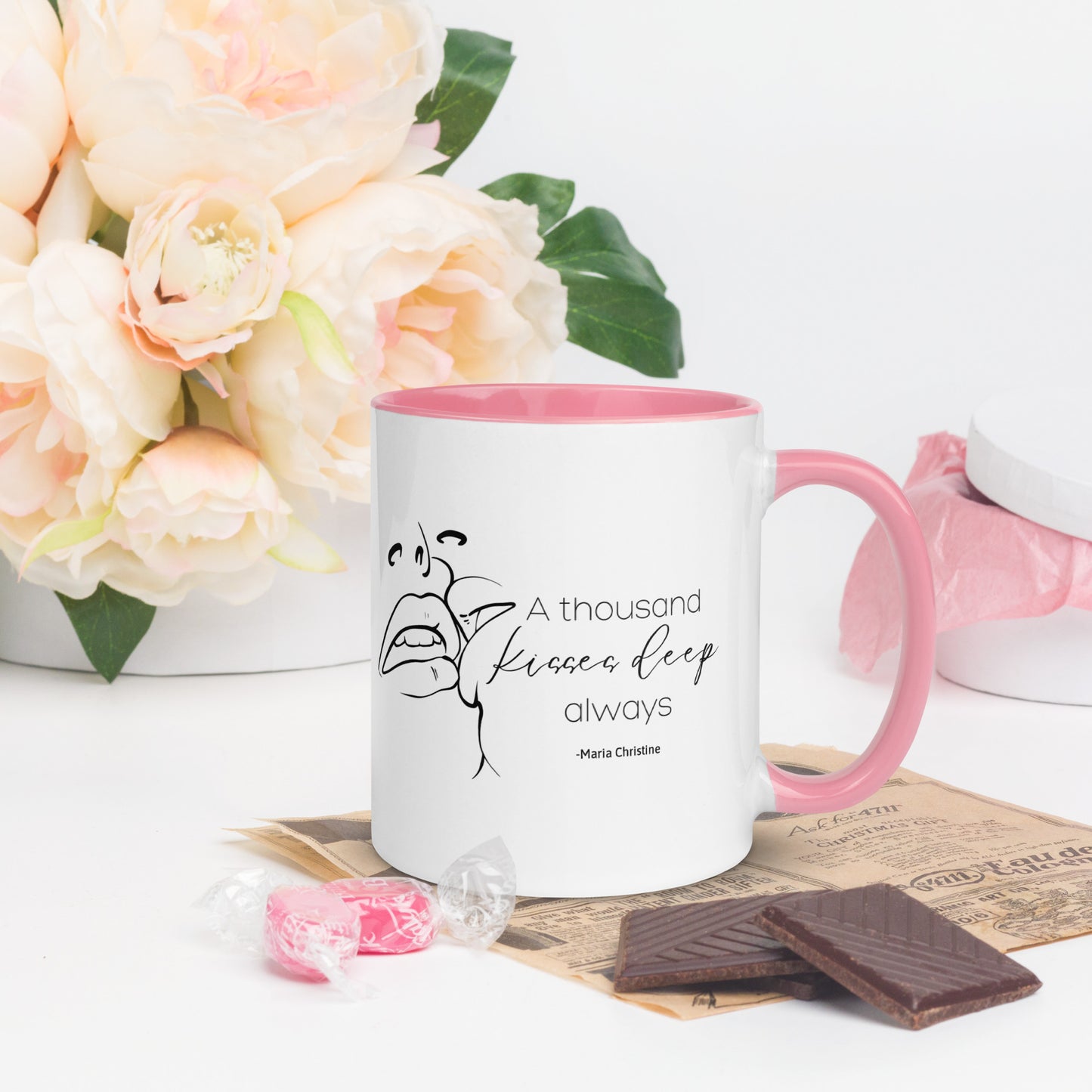 Mug: A Thousand Kisses Deep... by Maria Christine