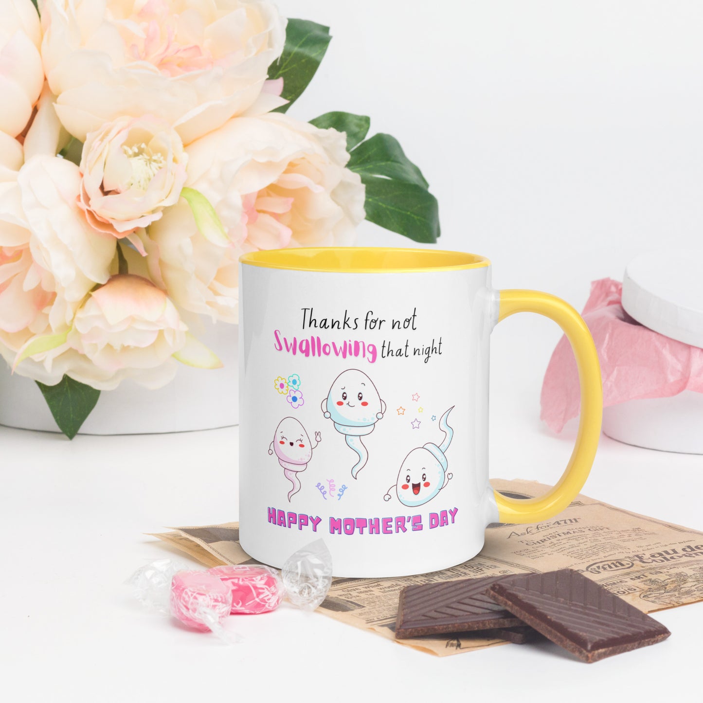 Mug: Mother's Day, Thanks for Not Swallowing