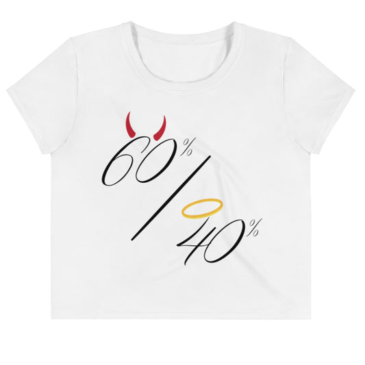Crop Tee: 60/40