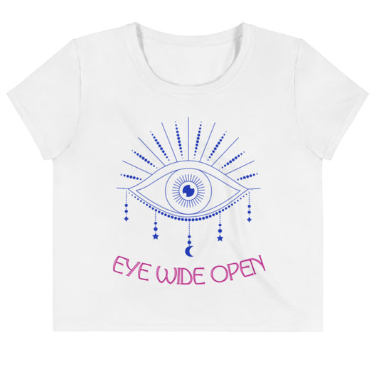 Crop Tee: Eye Eide Open