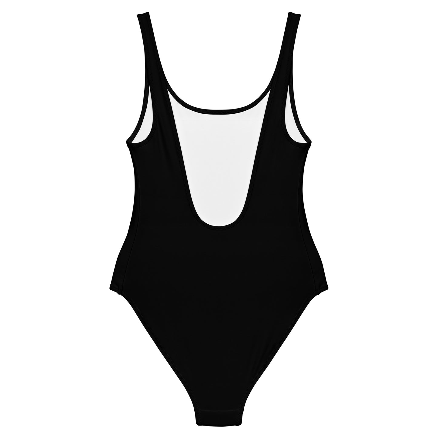 One-Piece Swimsuit: Black