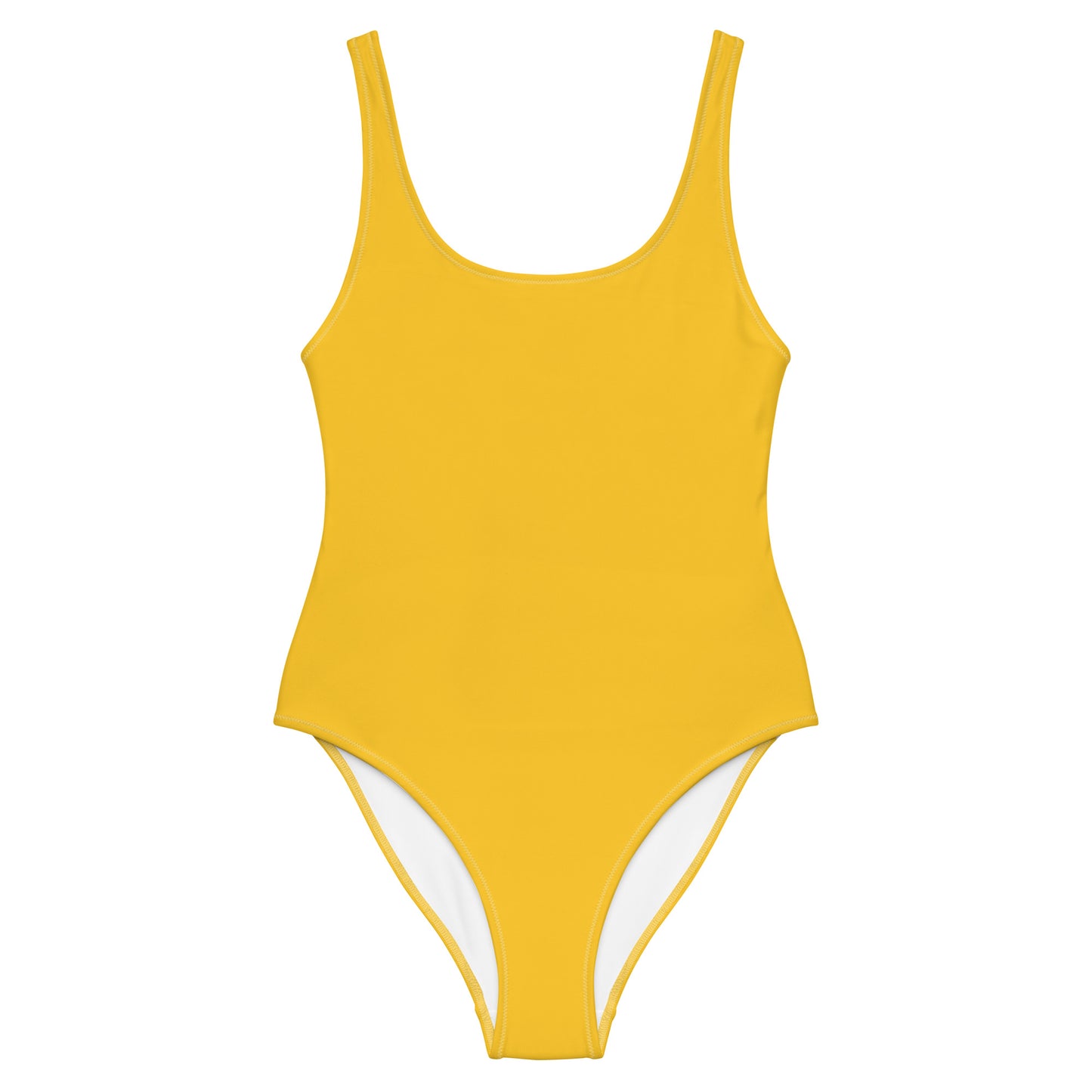 One-Piece Swimsuit: Yellow