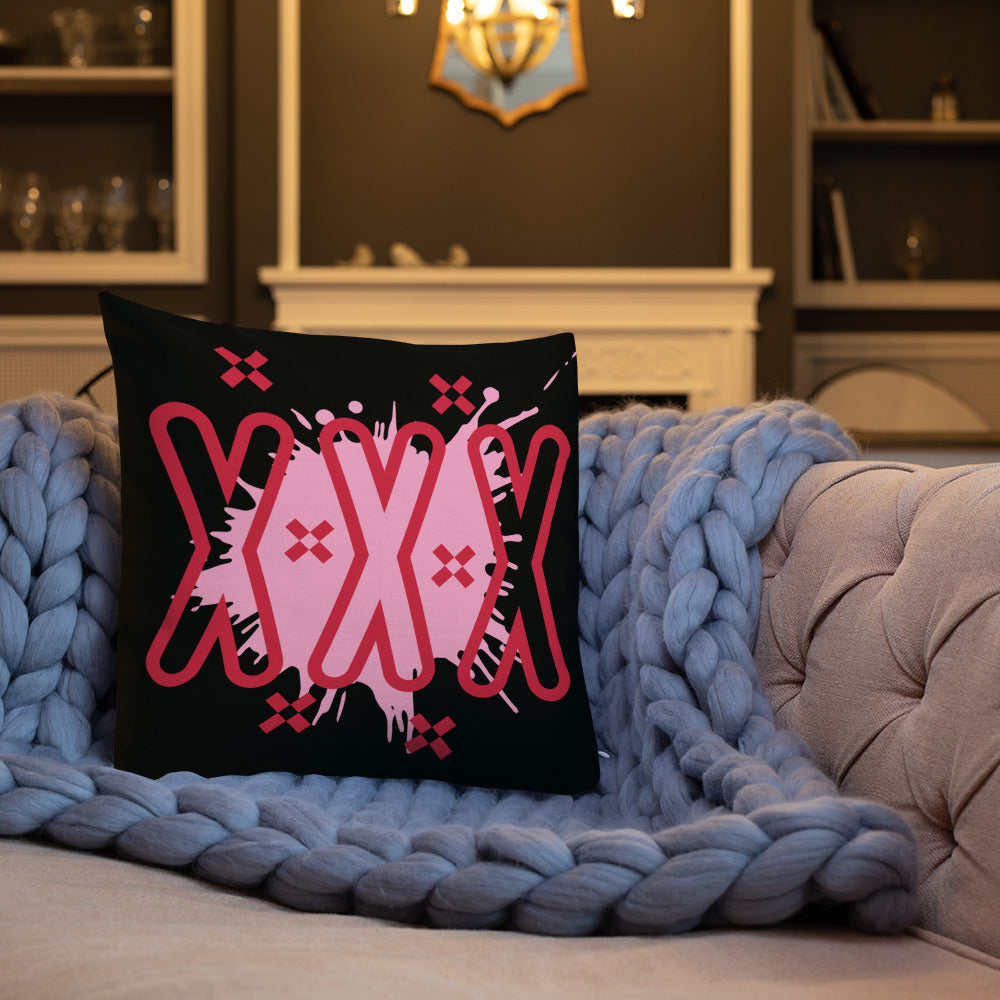 Premium Pillow: XXX (print on both sides)