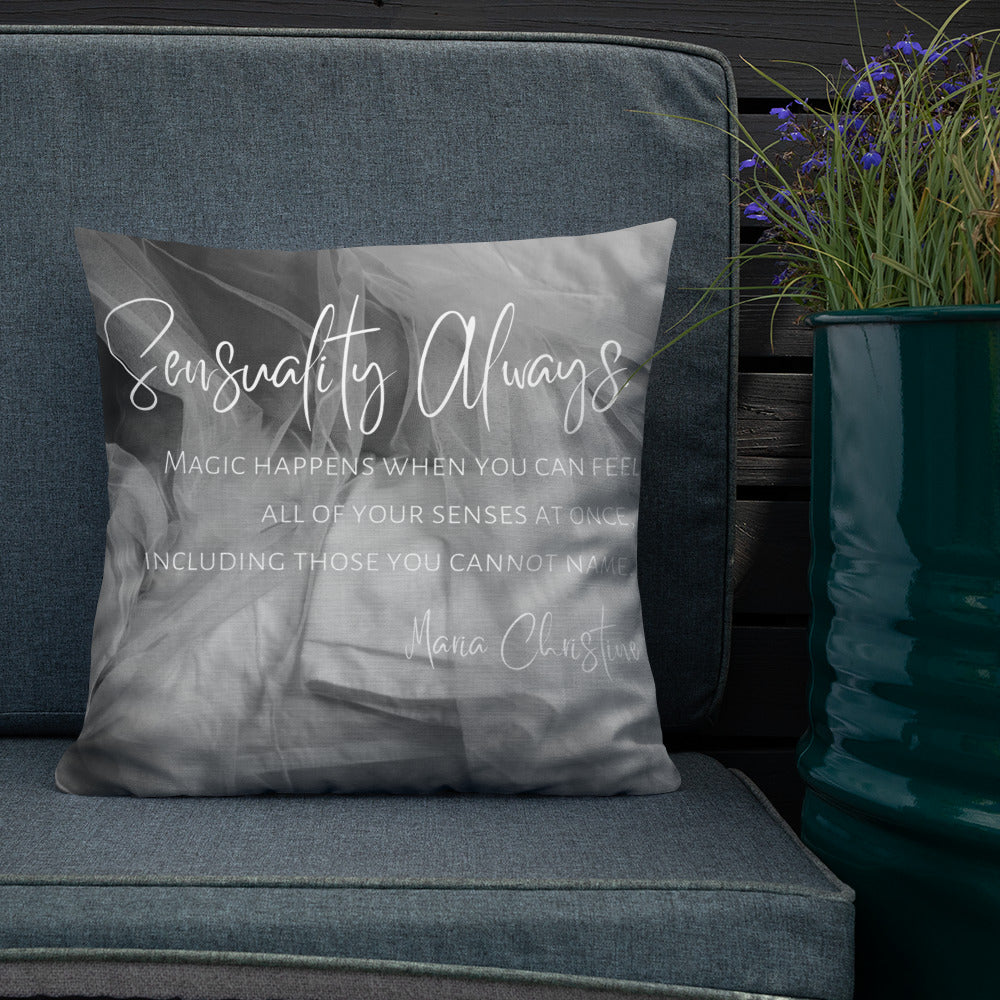 Premium Throw Pillow: Sensuality Always