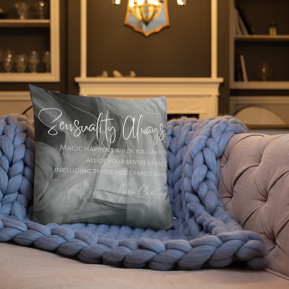 Premium Throw Pillow: Sensuality Always