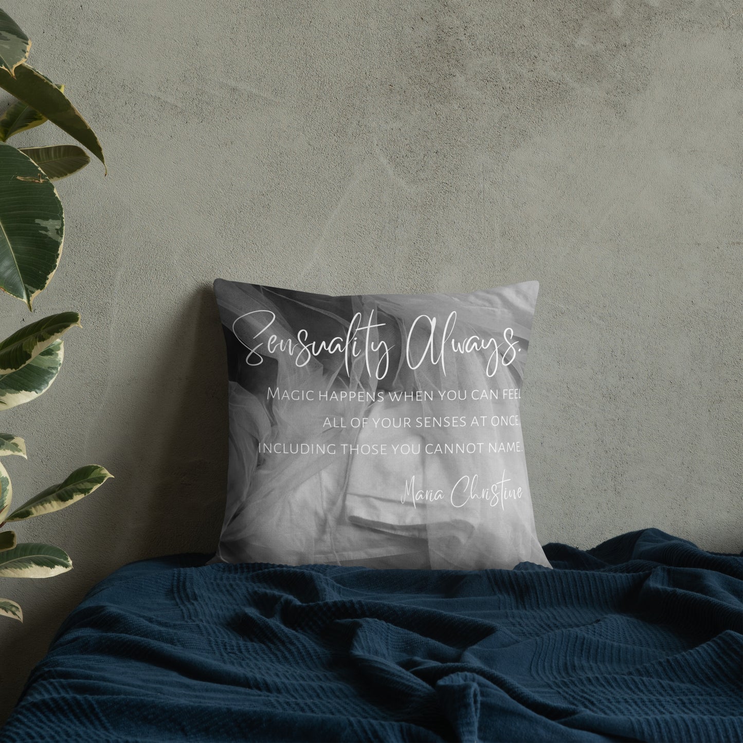 Premium Throw Pillow: Sensuality Always