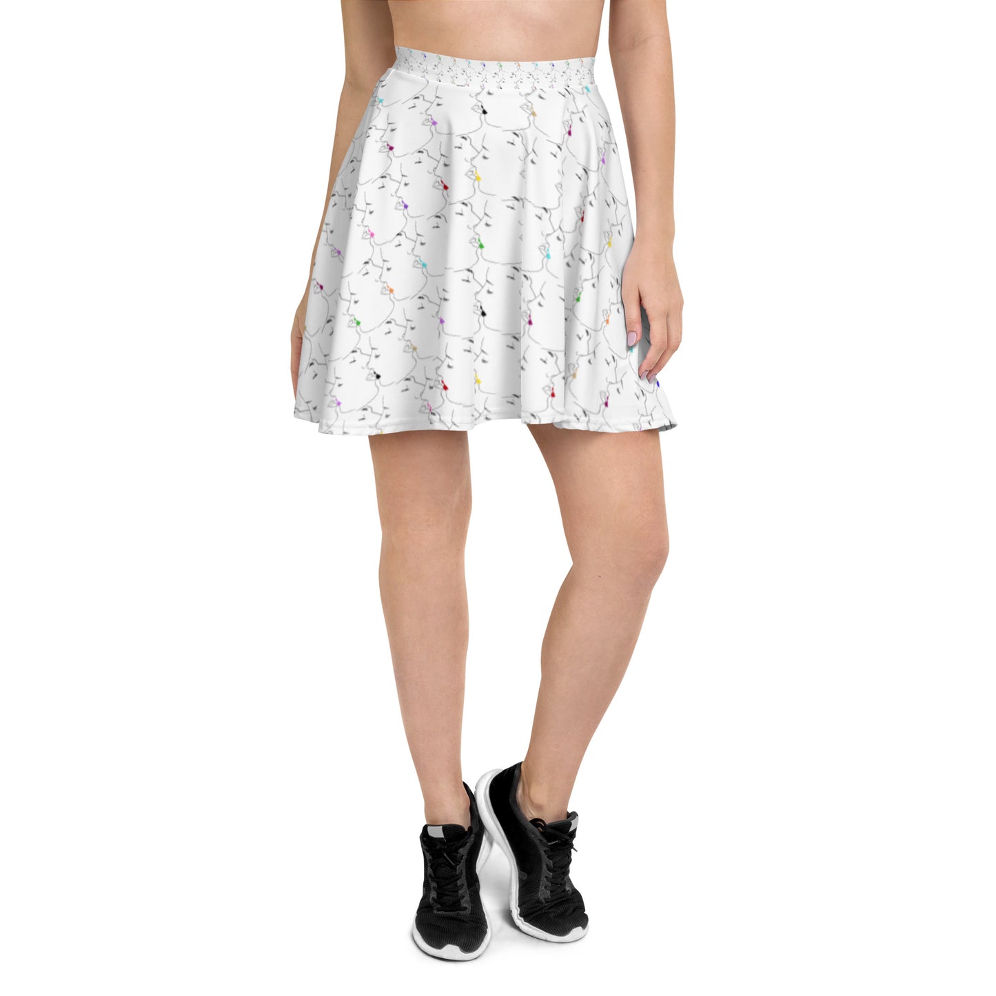 Skater Skirt: Tender Kiss