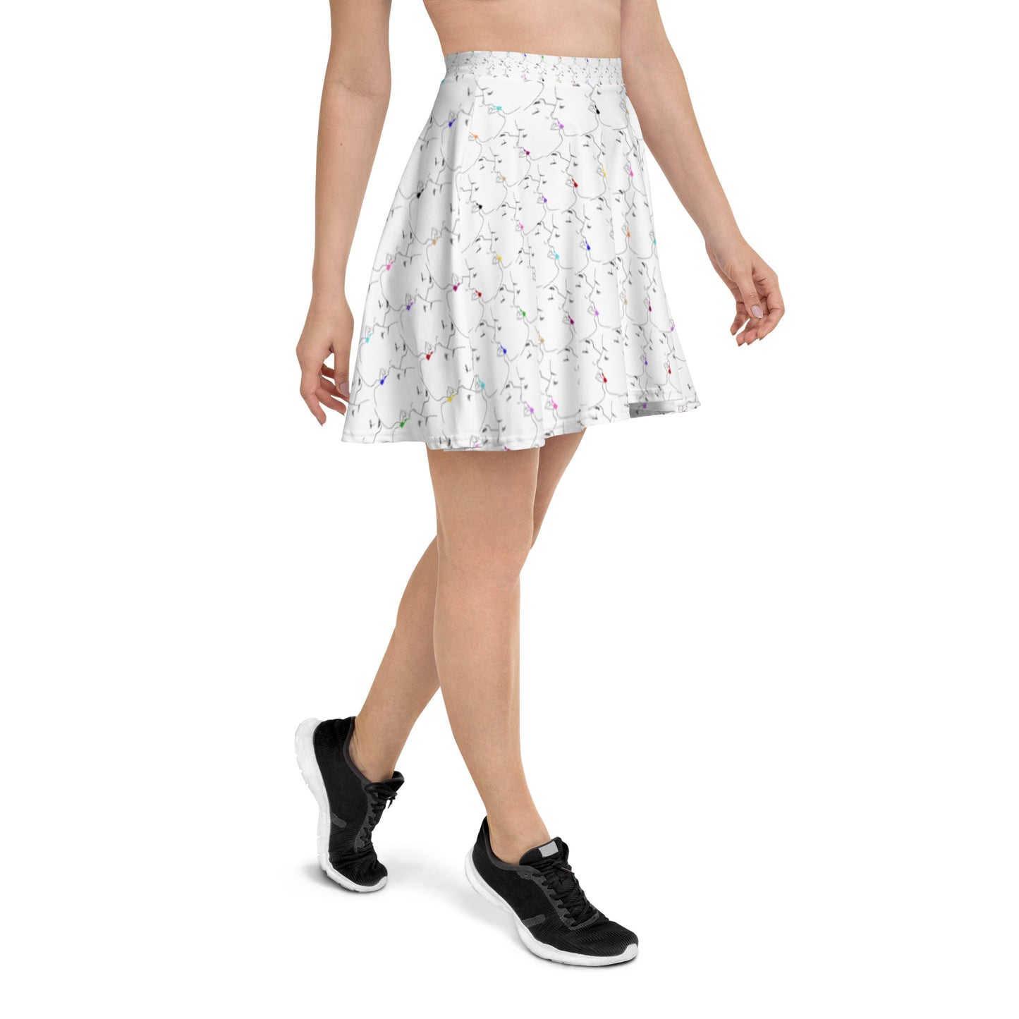 Skater Skirt: Tender Kiss
