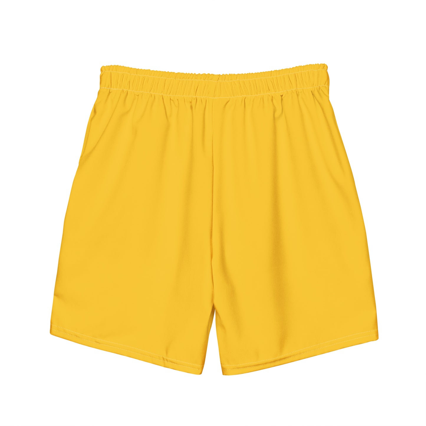 All-Over Print Recycled Swim Shorts: Yellow