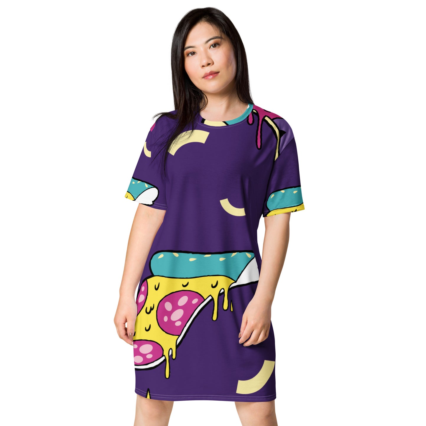 T-shirt Dress: Pizza