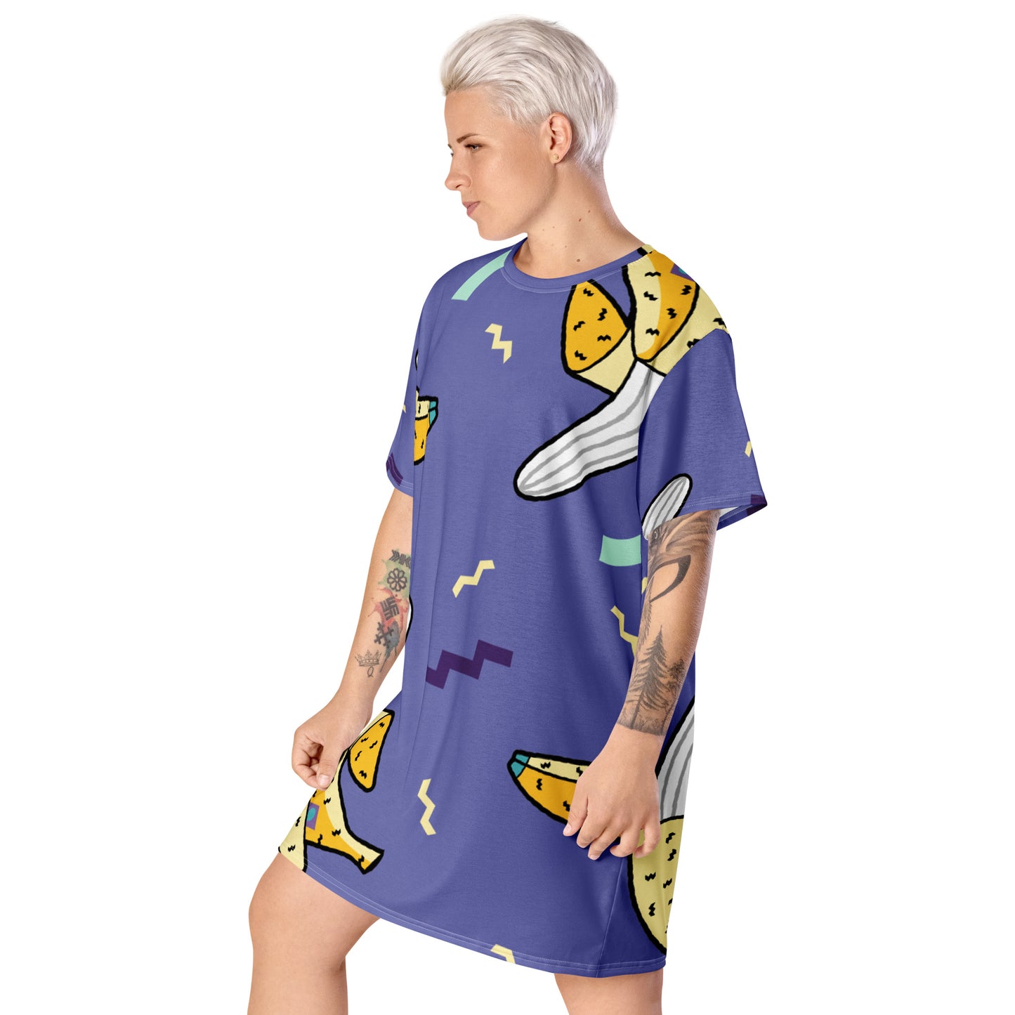 T-shirt Dress: Bananas