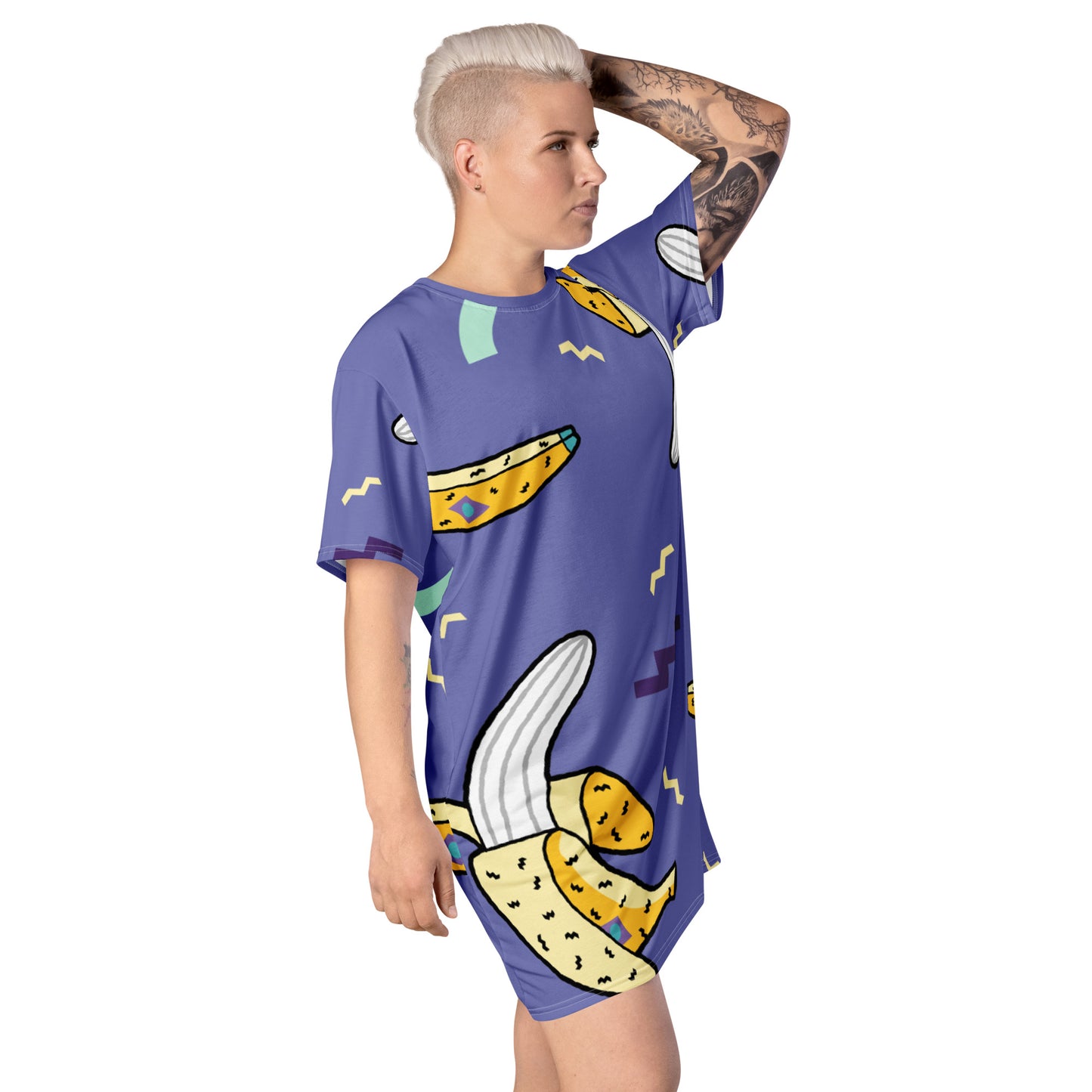 Bananas T-Shirt Dress / Oversized Tee