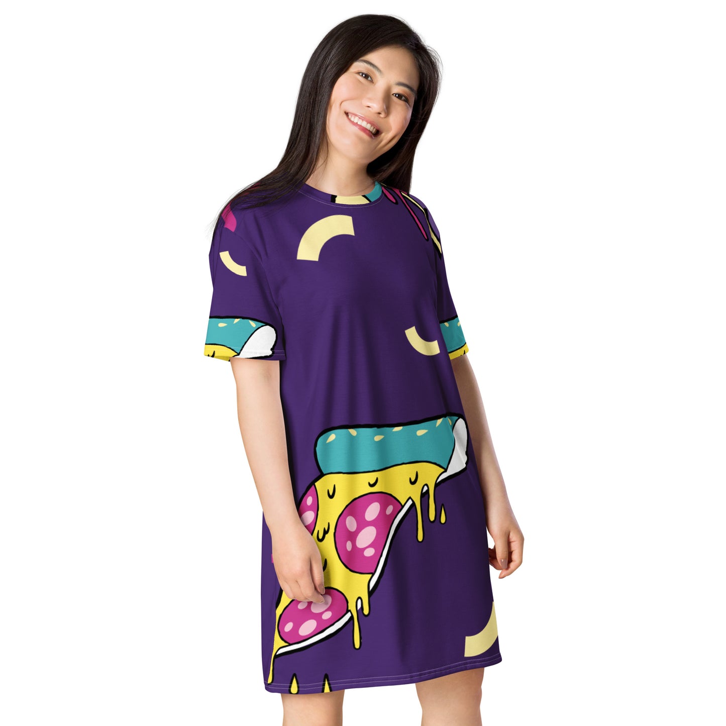 Pizza Fun T-Shirt Dress / Oversized Tee