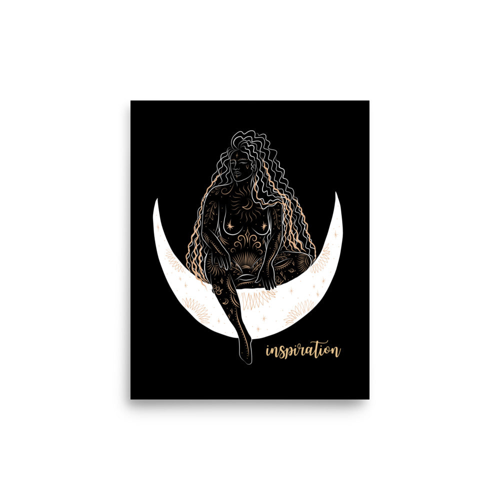 Enhanced Matte Golden Goddess Poster: Inspiration
