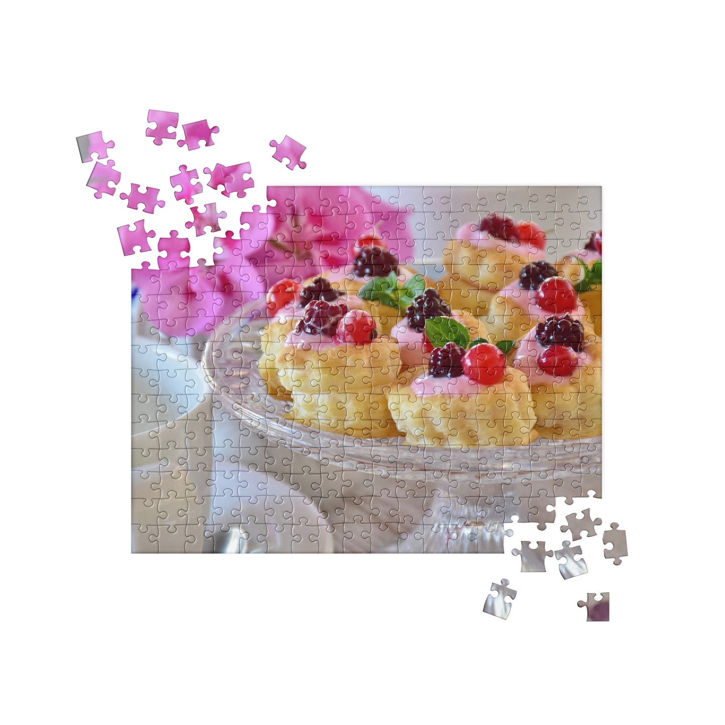 Food Fare Jigsaw puzzle: Berry Puff Pastries