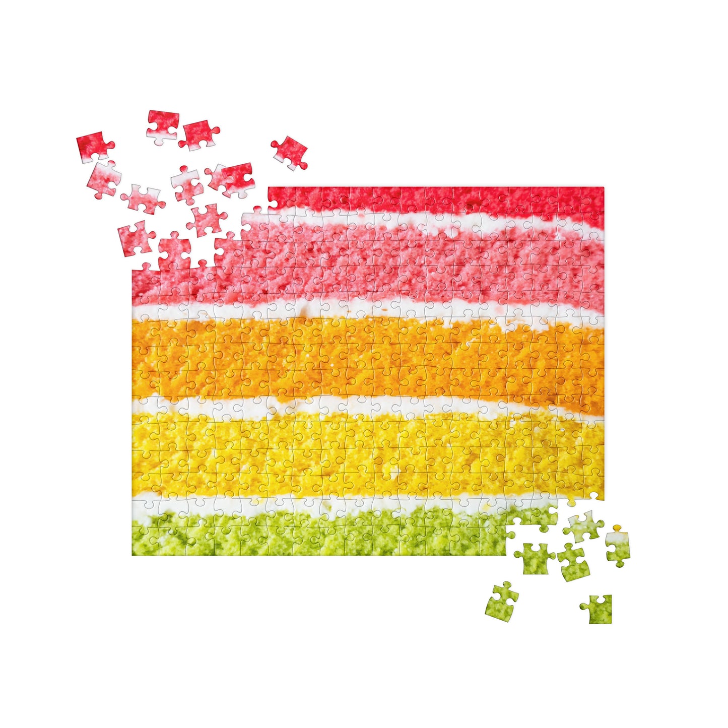 Food Fare Jigsaw puzzle: Rainbow Layer Cake