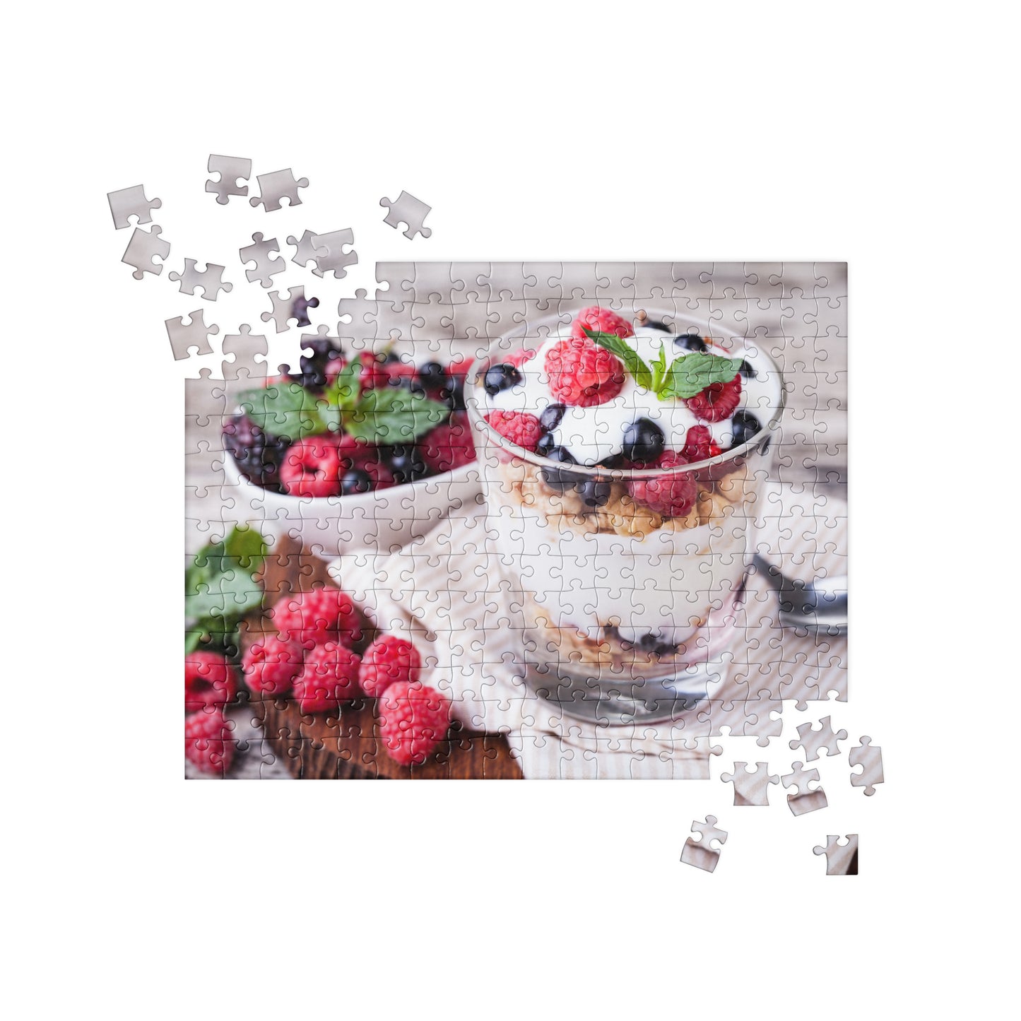 Food Fare Jigsaw puzzle: Yogurt with Muesli & Fruit