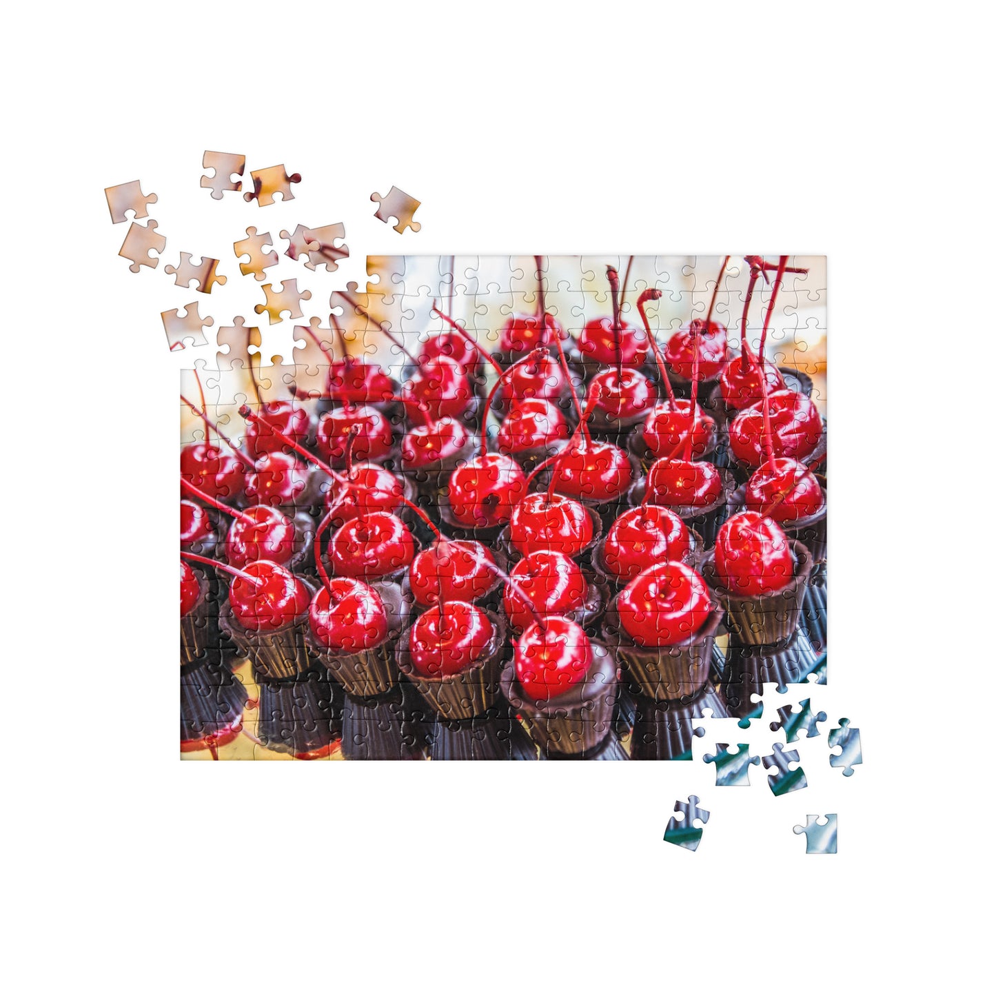 Food Fare Jigsaw Puzzle: Chocolate & Cherries