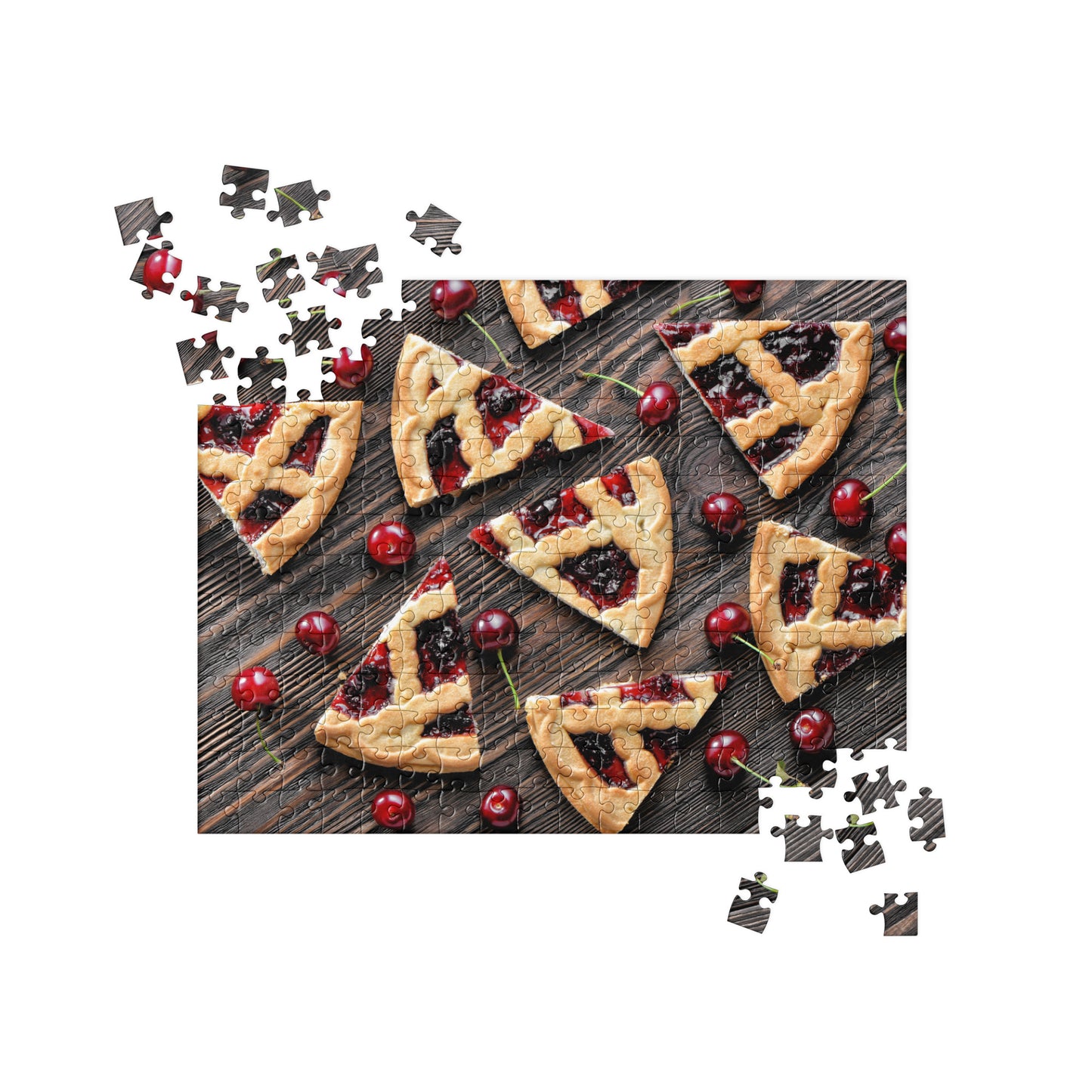 Food Fare Jigsaw Puzzle: Cherry Dessert Slices