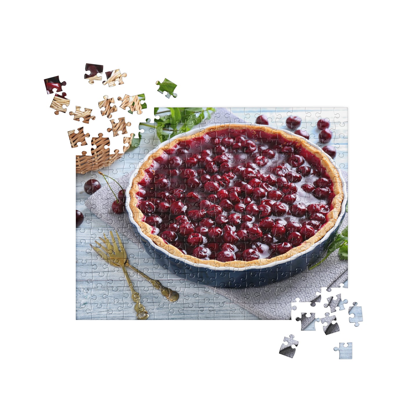 Food Fare Jigsaw Puzzle: Single Cherry Pie