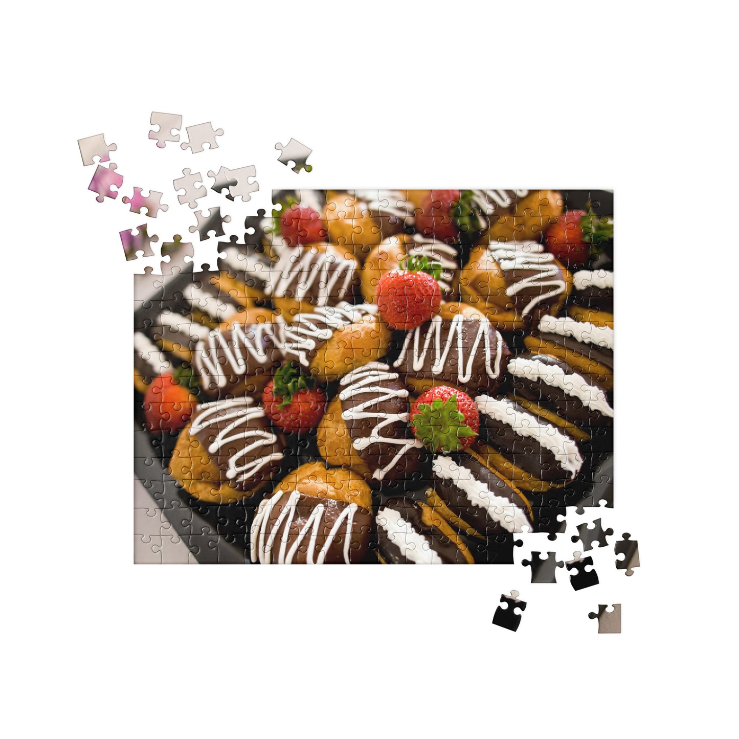 Food Fare Jigsaw Puzzle: Chocolate Eclairs