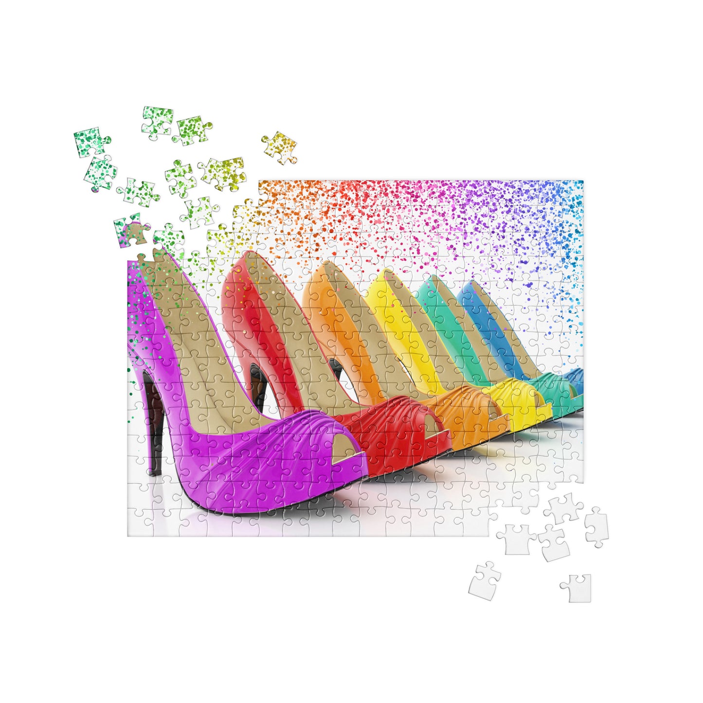 Sensual Jigsaw Puzzle: Open-Toe Stilettos