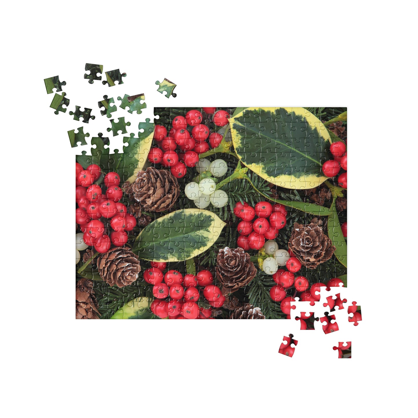 Winter Jigsaw Puzzle: Holly Berries