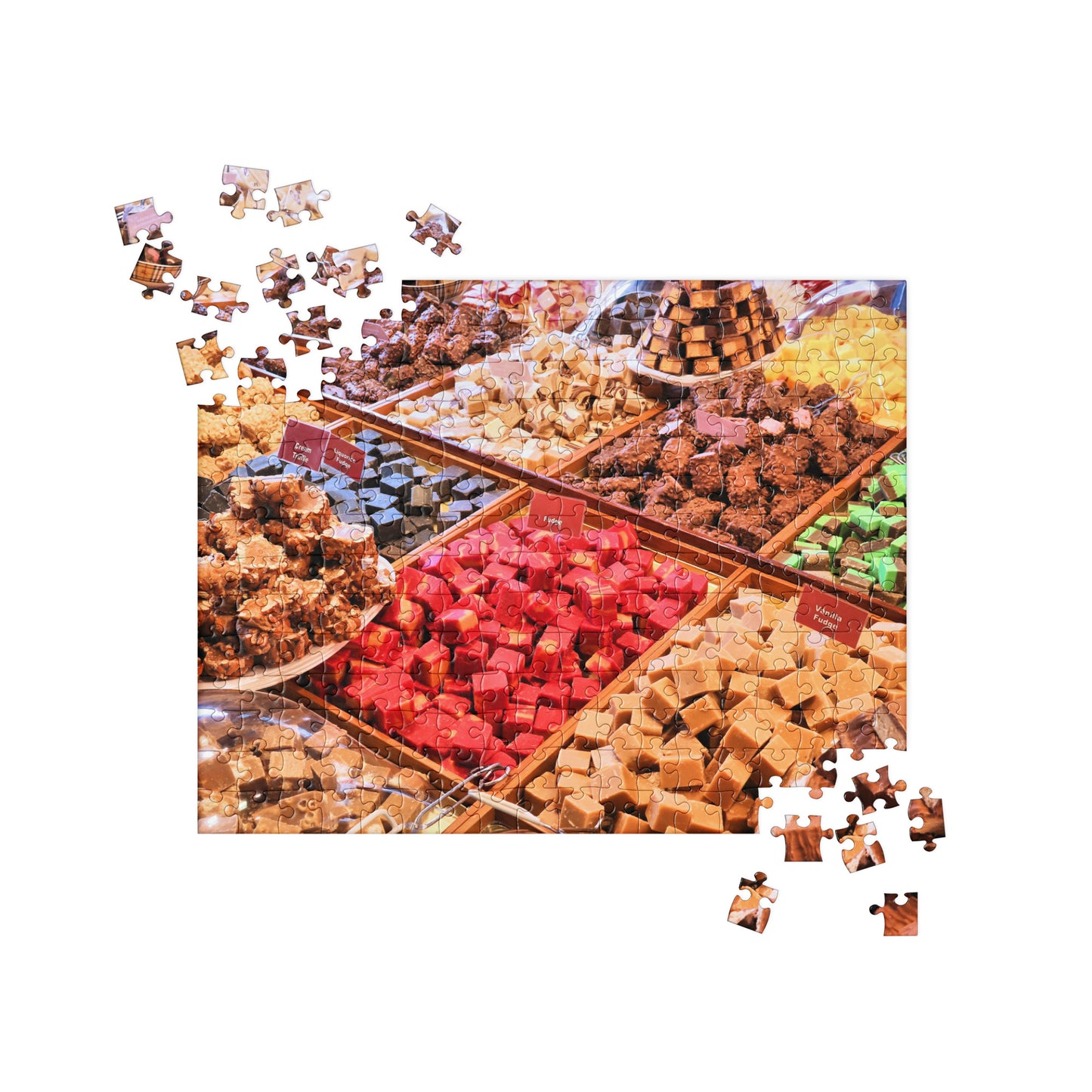 Winter Jigsaw Puzzle: Fudge Display