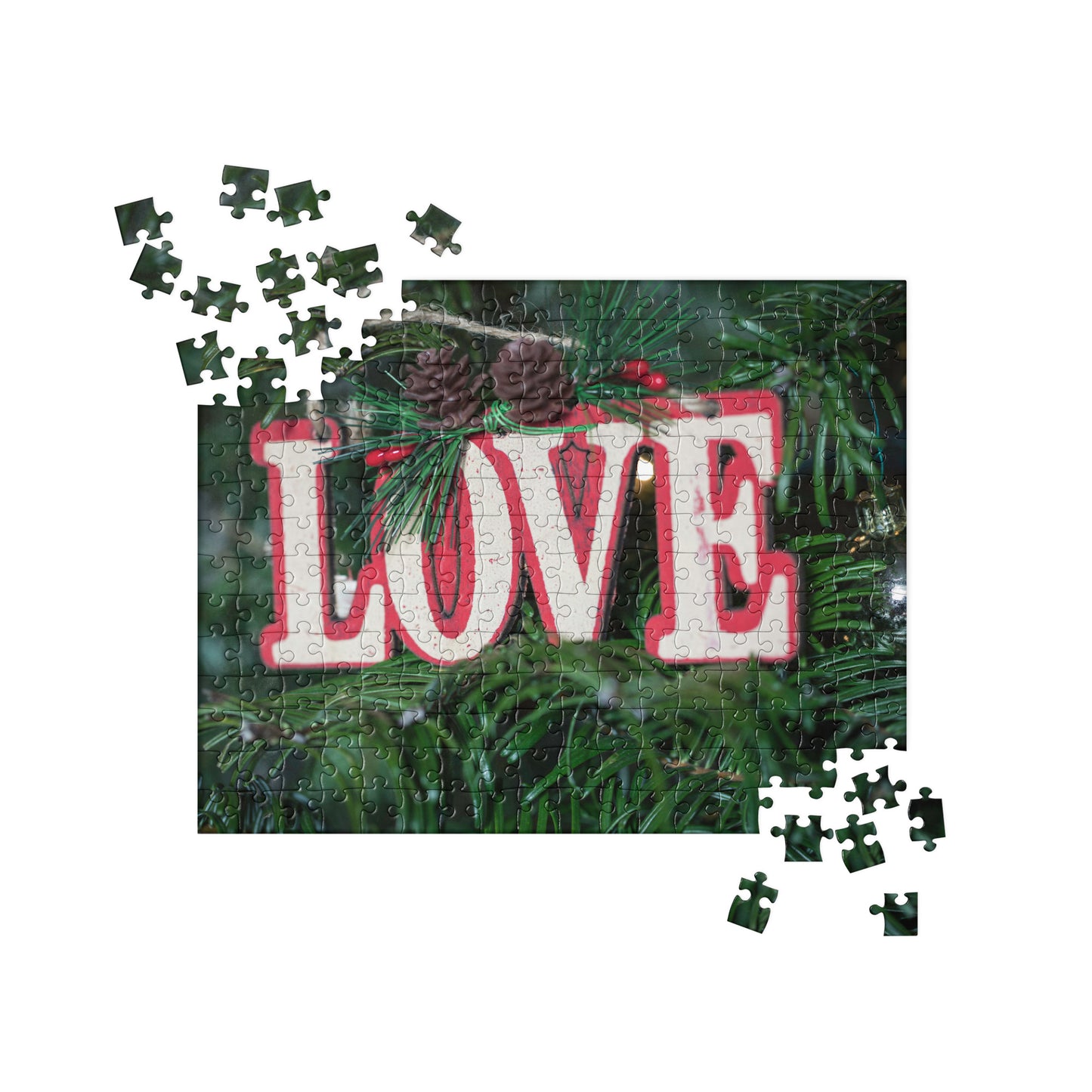 Winter Jigsaw Puzzle: Love Ornament