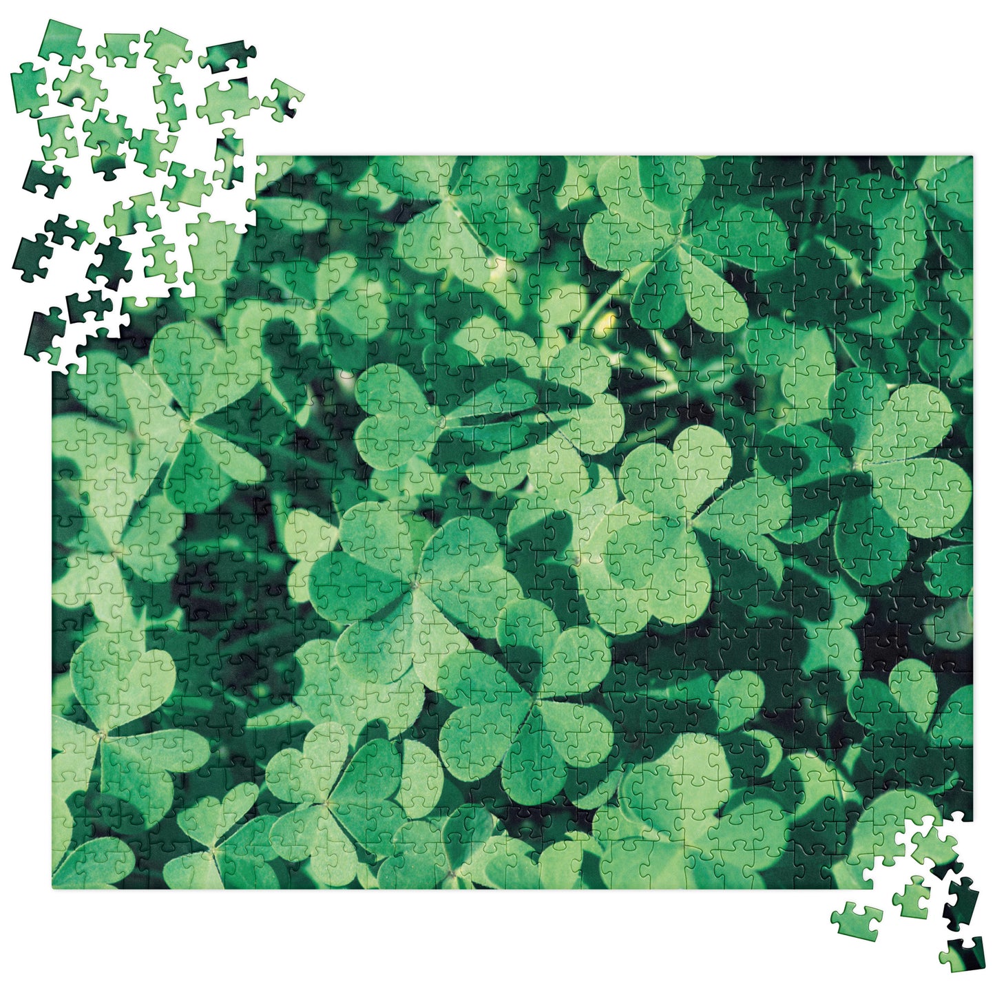Floral Garden Jigsaw Puzzle: Sorrel Shamrocks