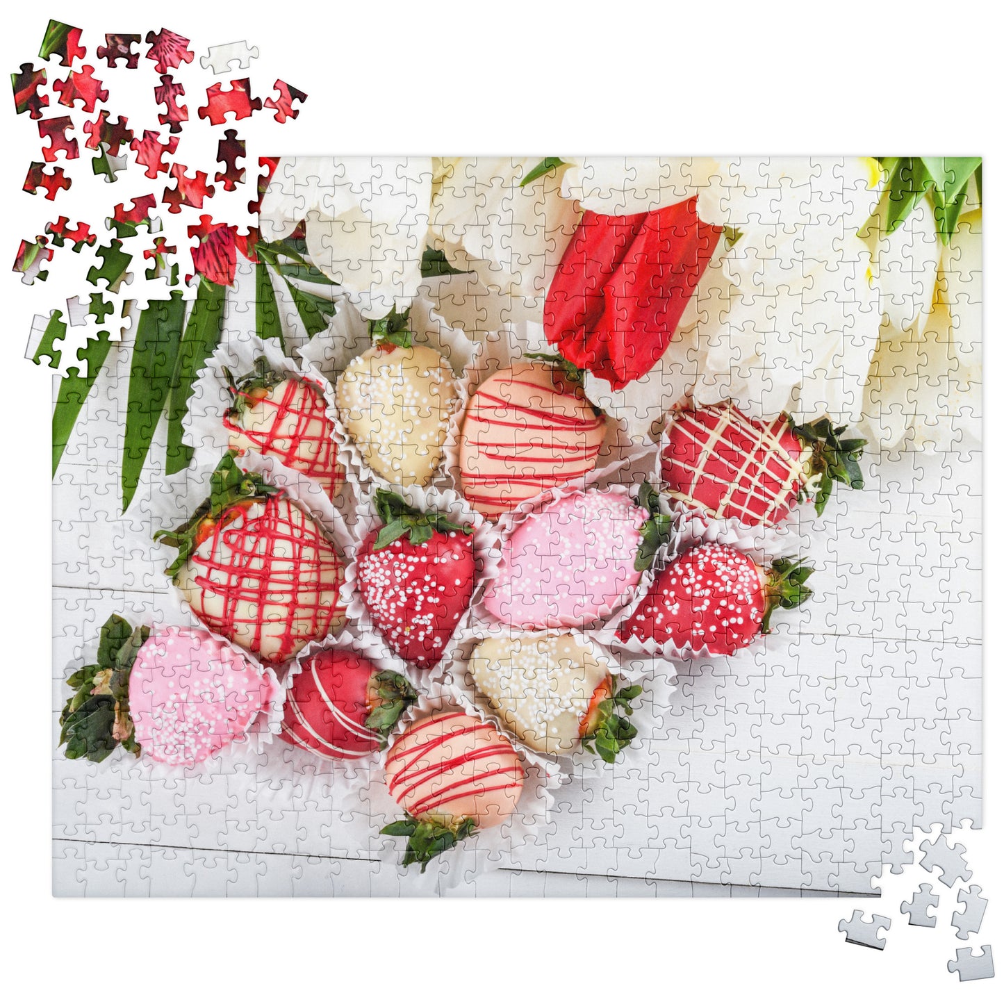 Food Fare Jigsaw Puzzle: Candy Coated Strawberries