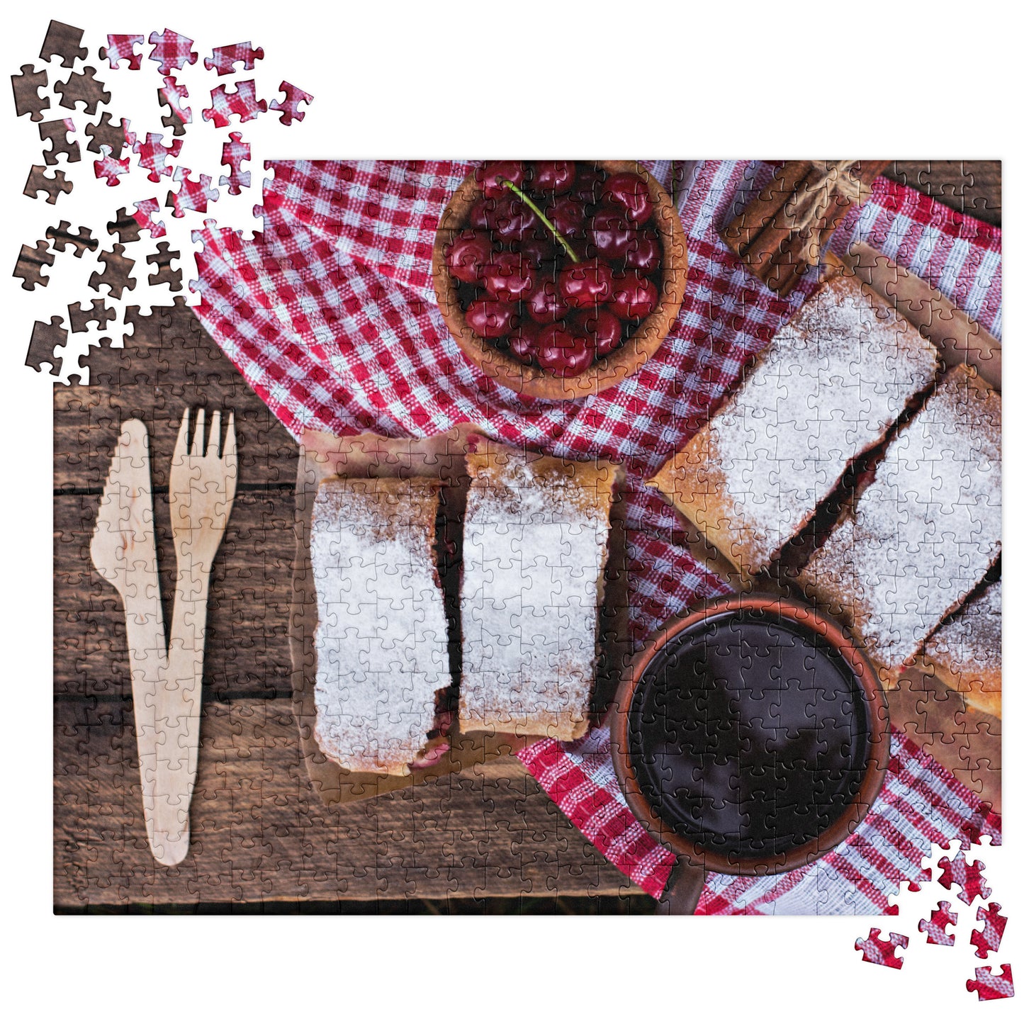 Food Fare Jigsaw Puzzle: Cherry Strudel