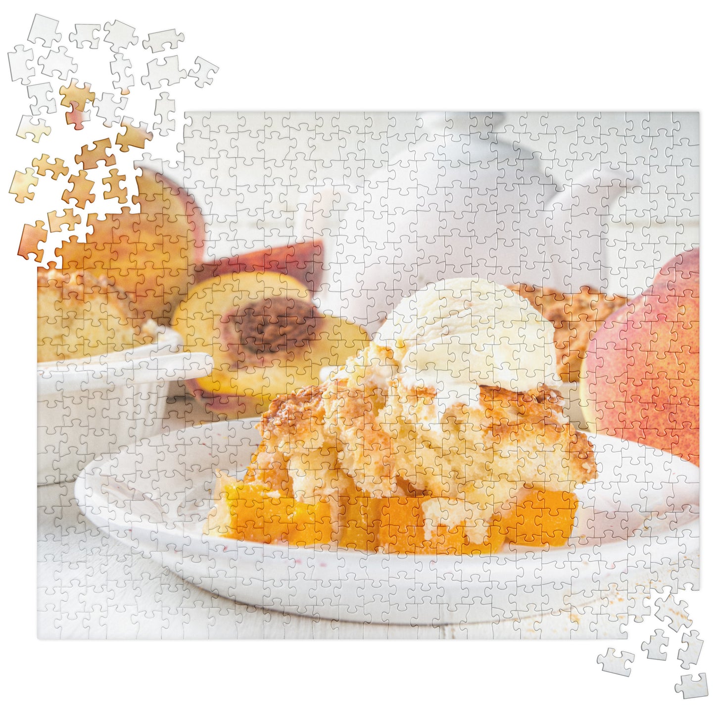 Food Fare Jigsaw Puzzle: Peach Cobbler
